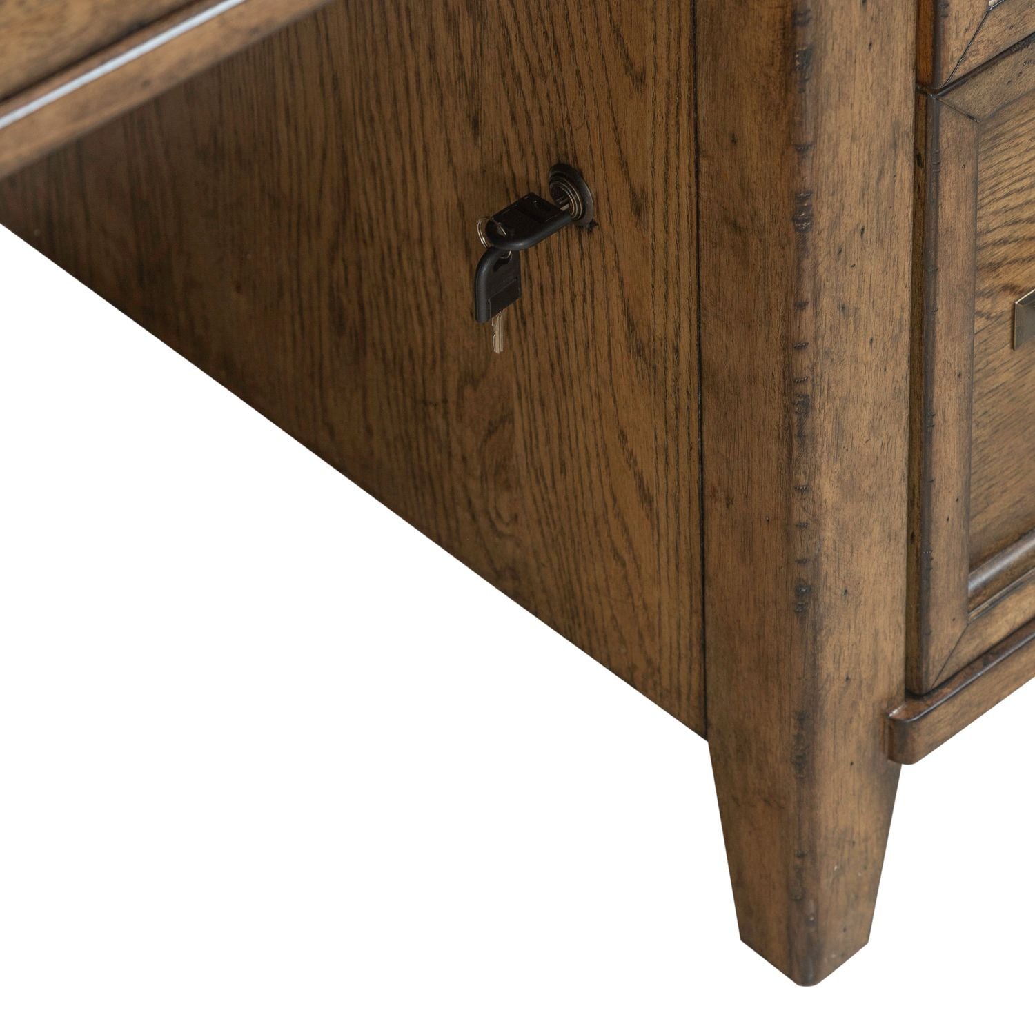 Carolina Park - Jr Executive Desk - Brown