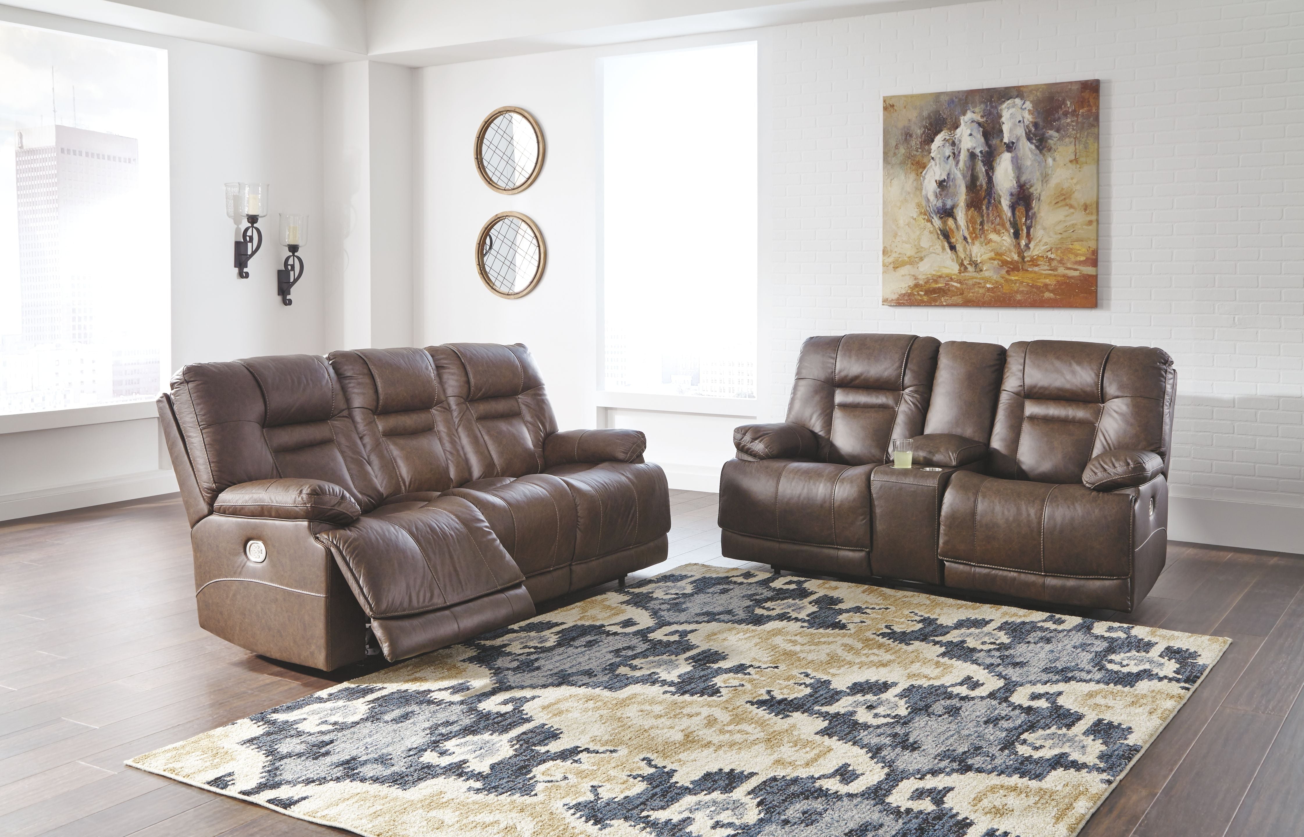 Signature Design by Ashley® Wurstrow - Power Reclining Living Room Set | Meri Furniture
