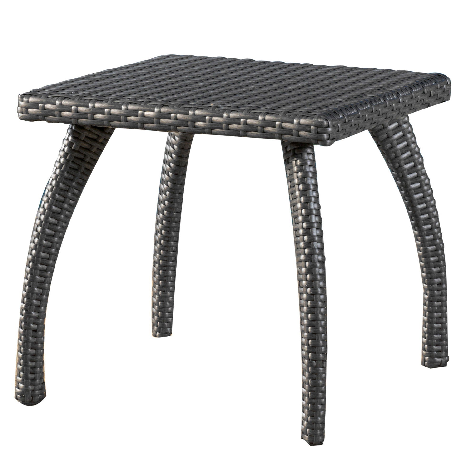 Luminant - Outdoor Side Table With Iron Frame - Gray