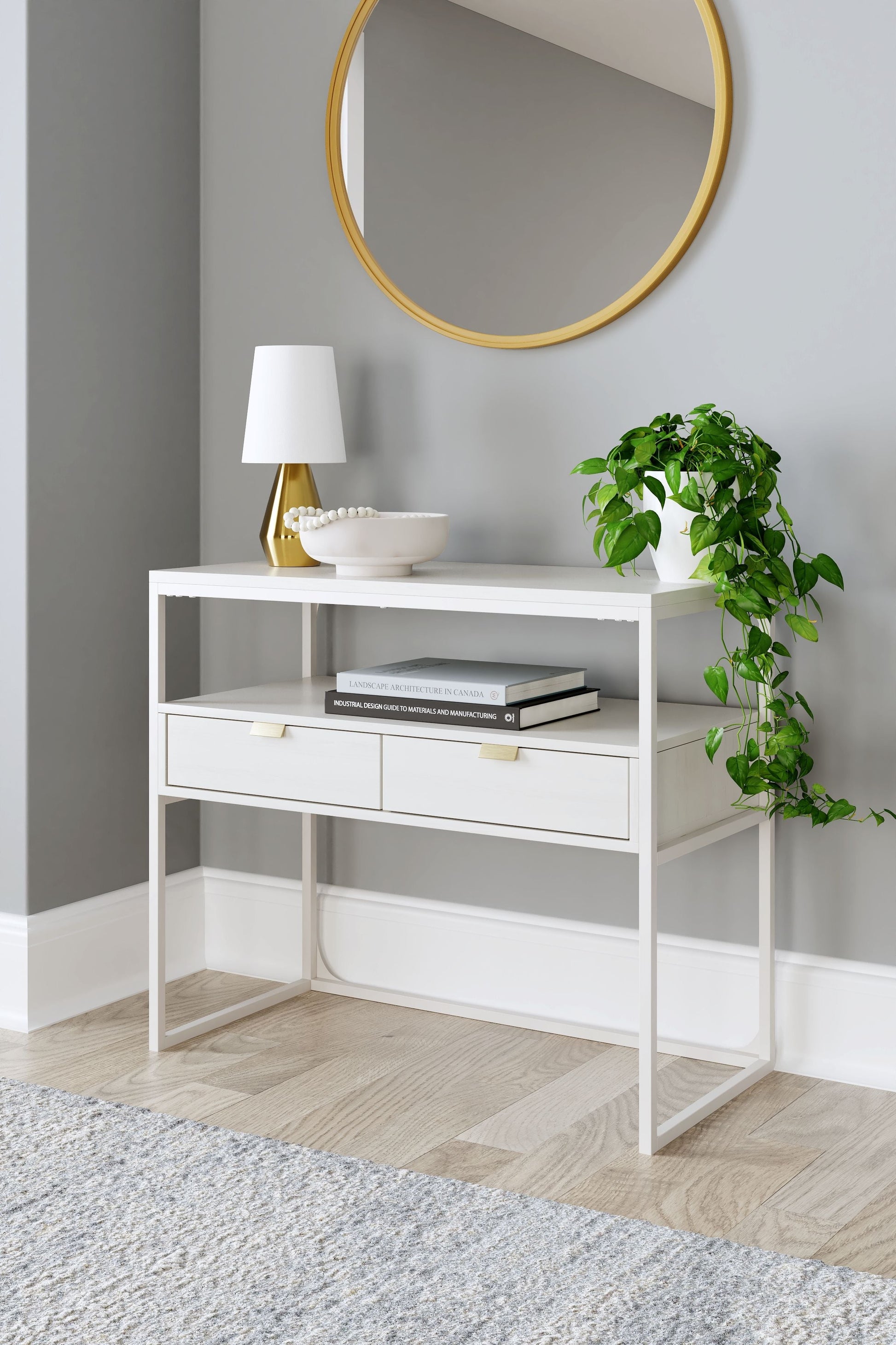 Signature Design by Ashley® Deznee - White - Credenza | Meri Furniture