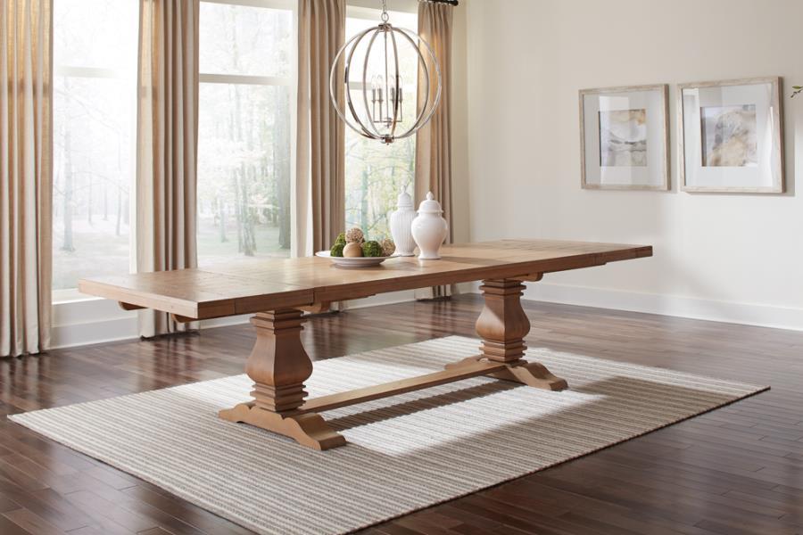 Coaster Fine Furniture Florence - Extension Dining Table - Rustic Honey | Meri Furniture
