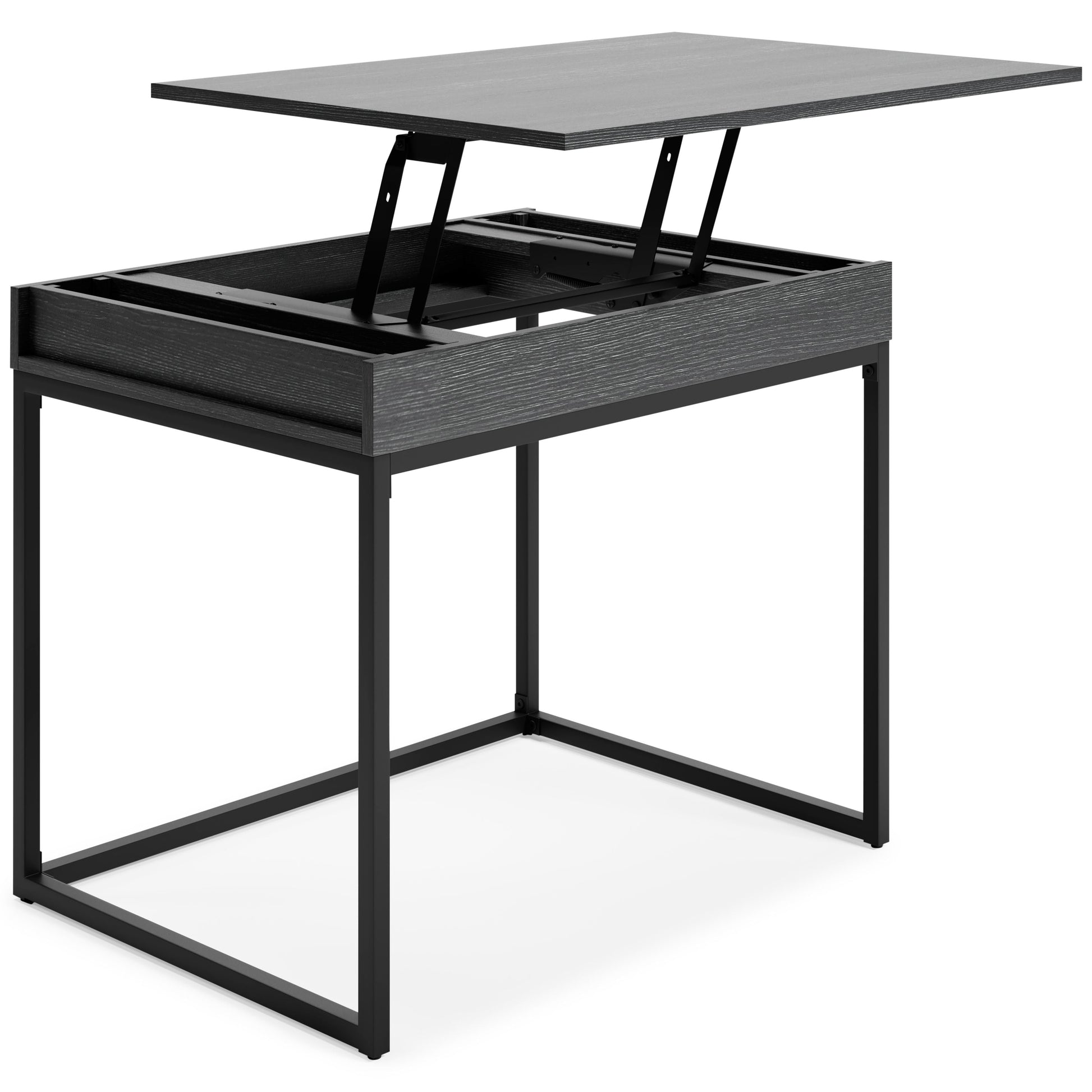 Signature Design by Ashley® Yarlow - Black - Home Office Lift Top Desk | Meri Furniture