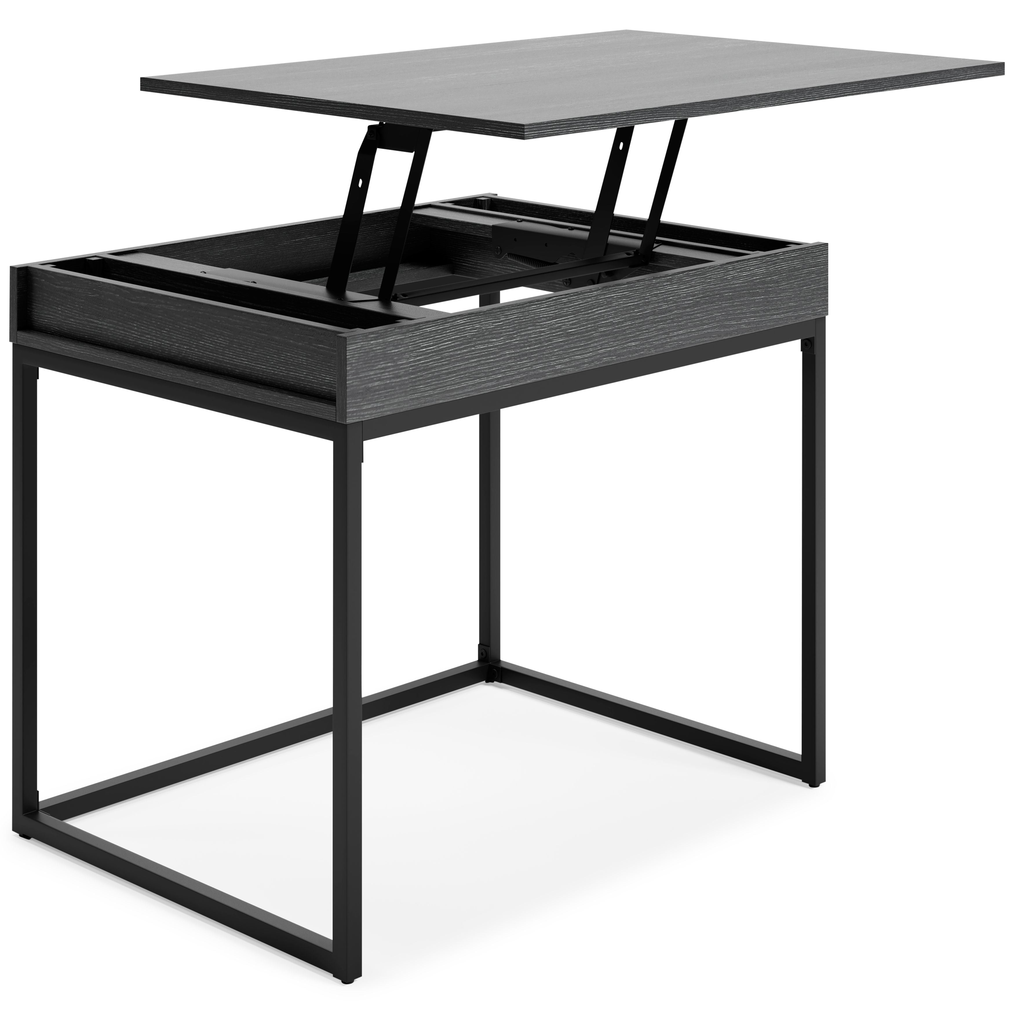 Signature Design by Ashley® Yarlow - Black - Home Office Lift Top Desk | Meri Furniture