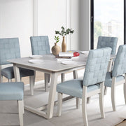ACME Saree - Dining Table - White | Meri Furniture