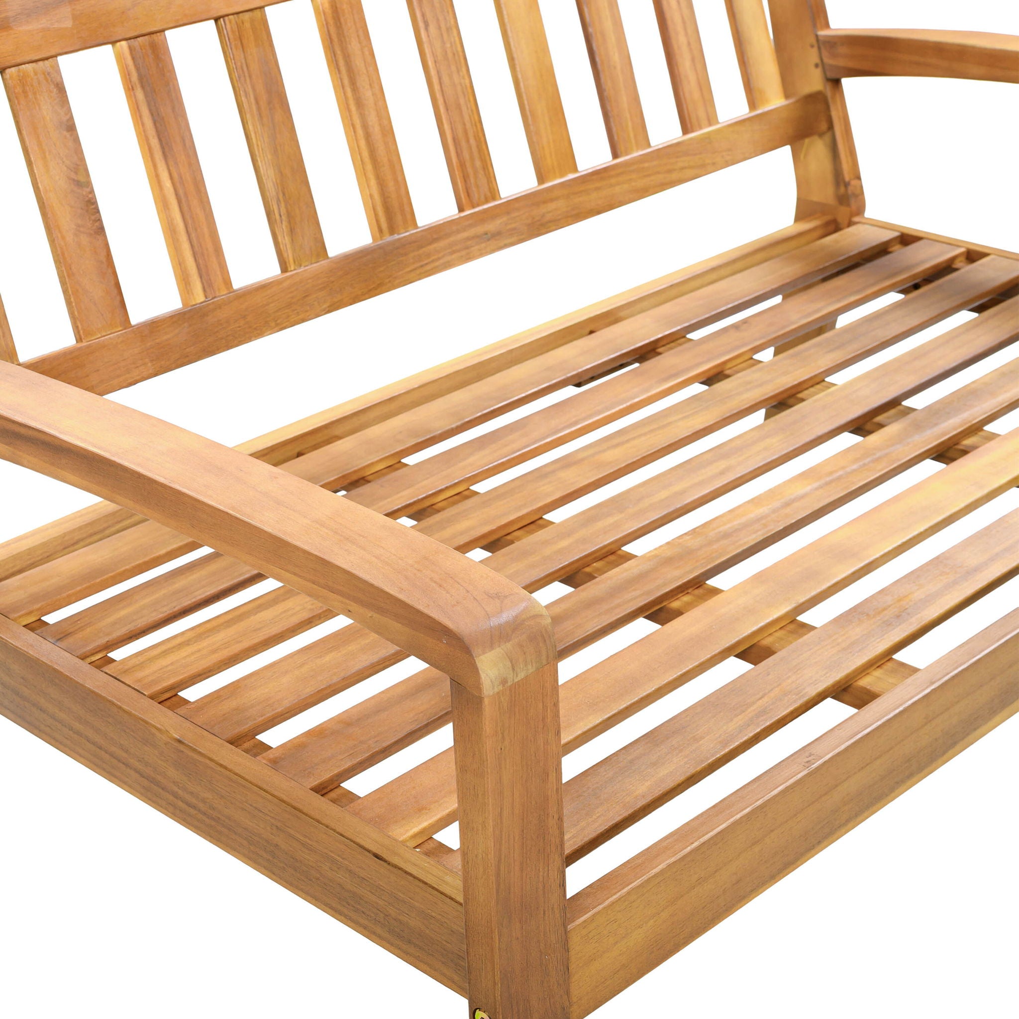 2 Piece Outdoor Conversation Set (Loveseat & Coffee Table With Water-Resistant Cushions)