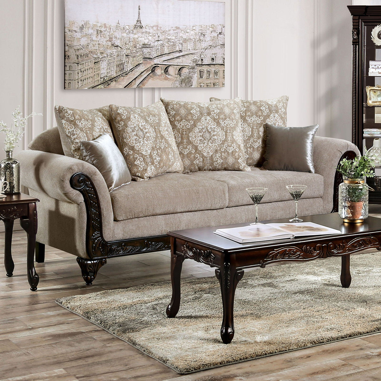Furniture of America Panozzo - Sofa | Meri Furniture