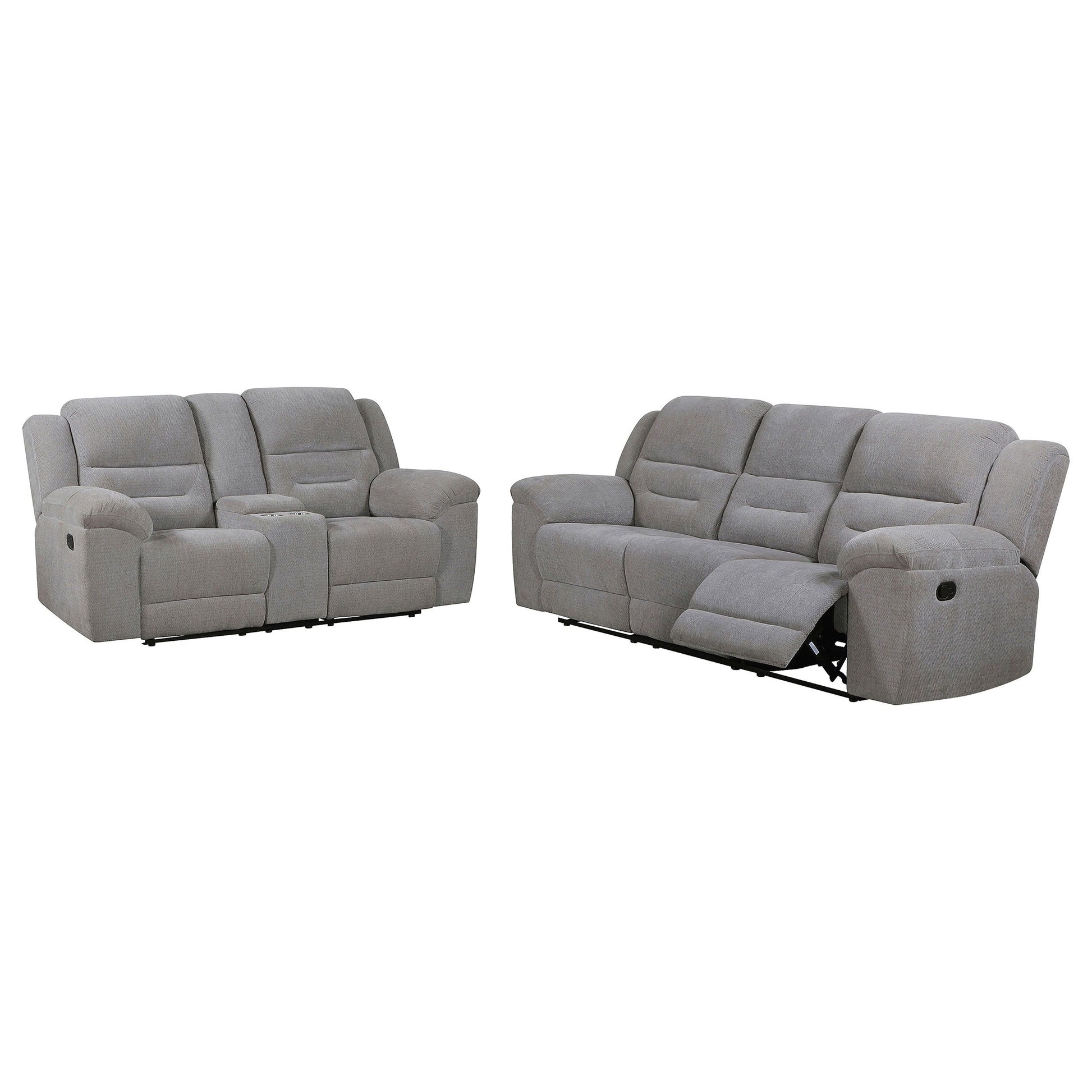 Coaster Fine Furniture Gilson - Chenille Upholstered Sofa Set | Meri Furniture