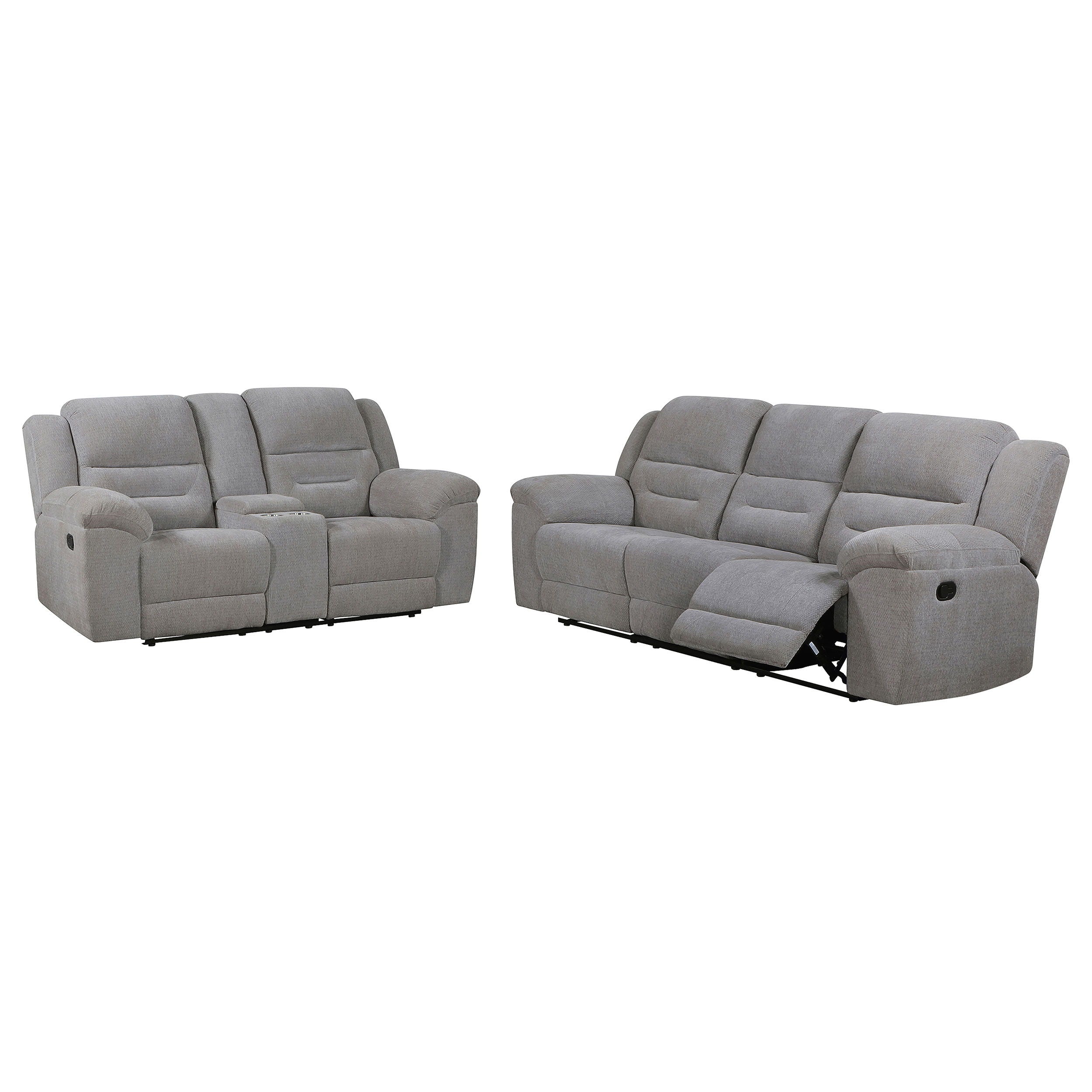 Coaster Fine Furniture Gilson - Chenille Upholstered Sofa Set | Meri Furniture