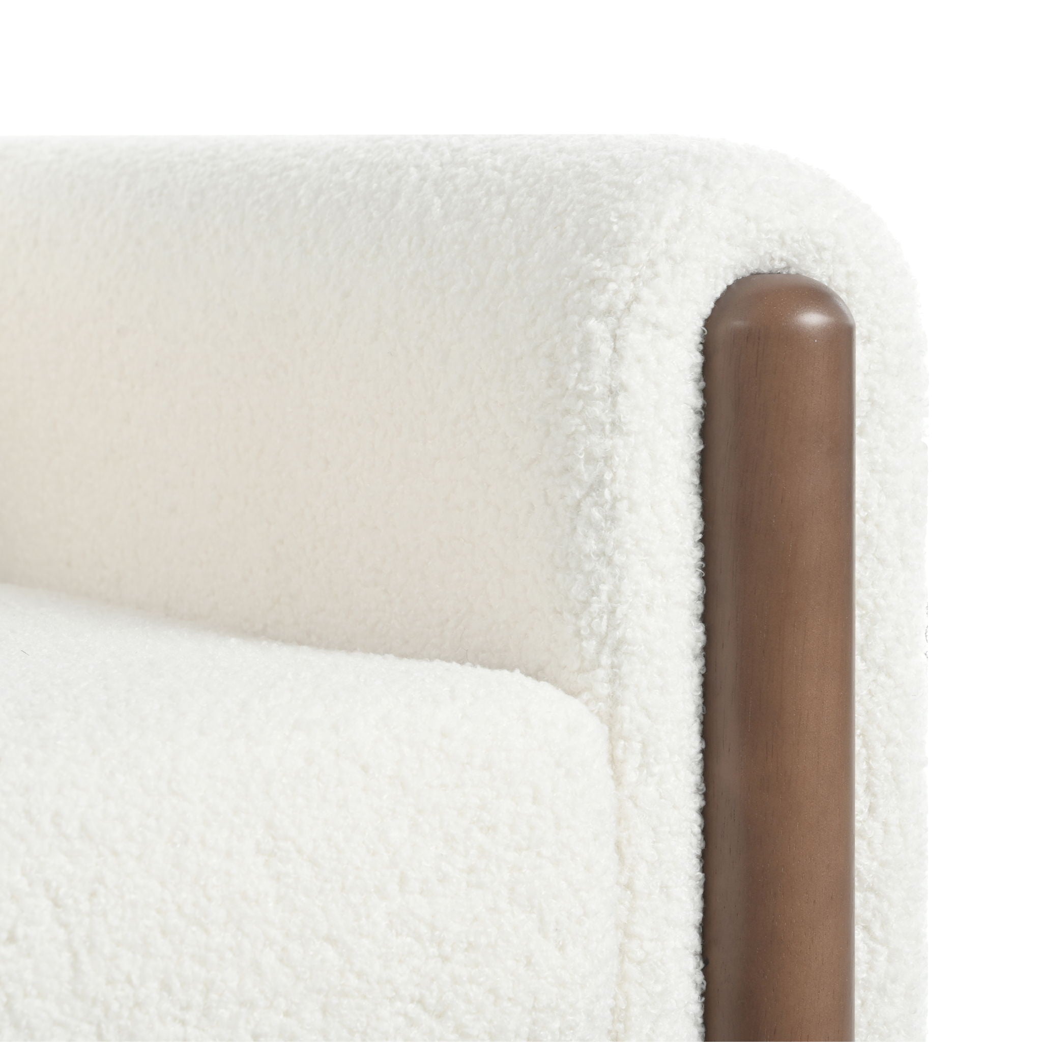 Oversized Accent Chair With Curved Armrests