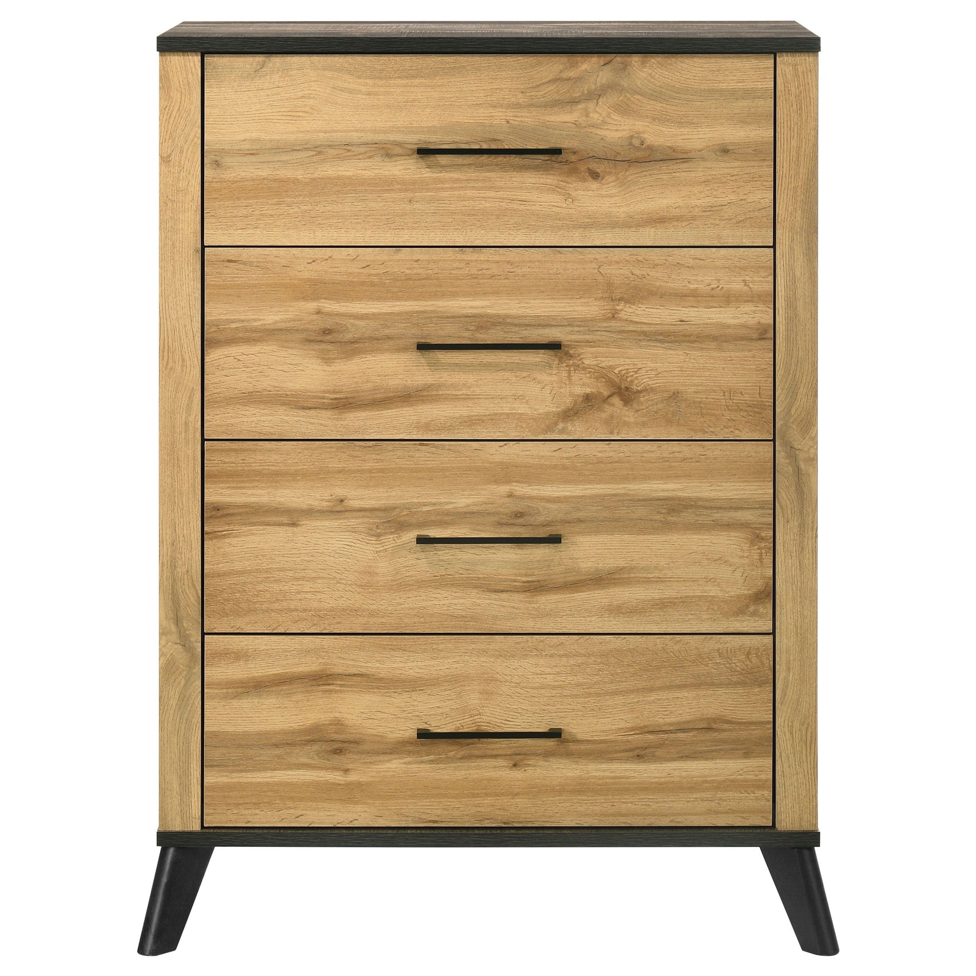 Coaster Fine Furniture Kaywood - 4-Drawer Bedroom Chest Of Drawers - Natural Pine | Meri Furniture
