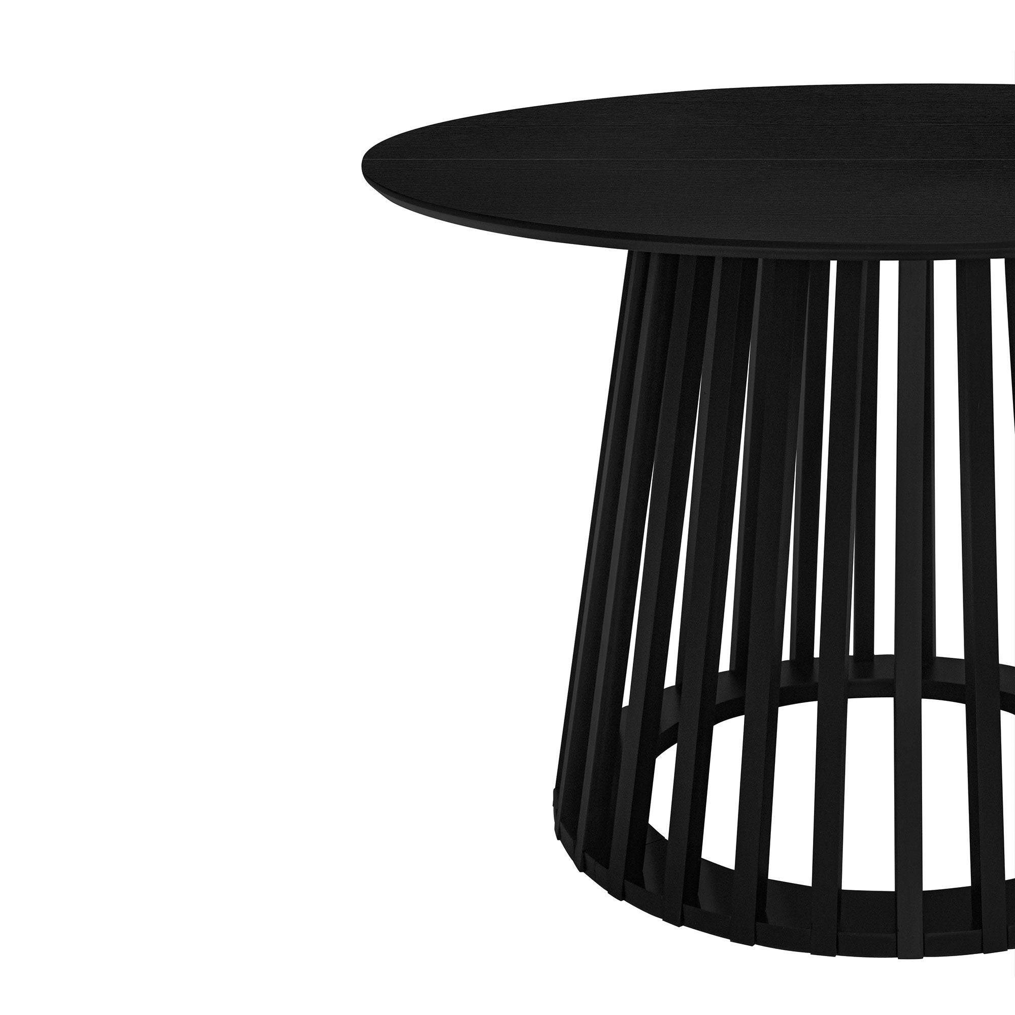 Modern Round Coffee Table With Grille Moldin