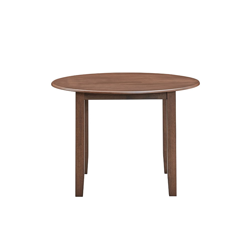 ACME Ferris - Round Dining Table - Brown Finish | Meri Furniture