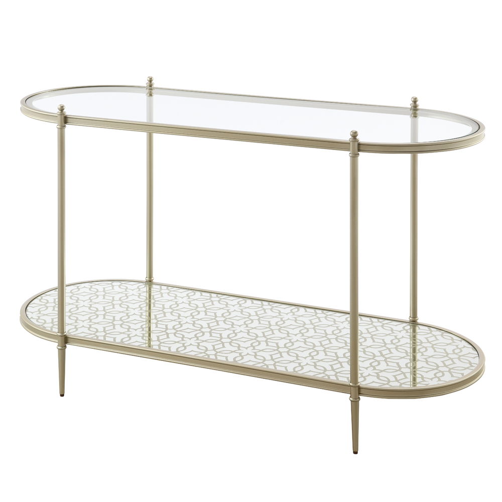ACME Zaba - Sofa Table - Pearl Silver | Meri Furniture