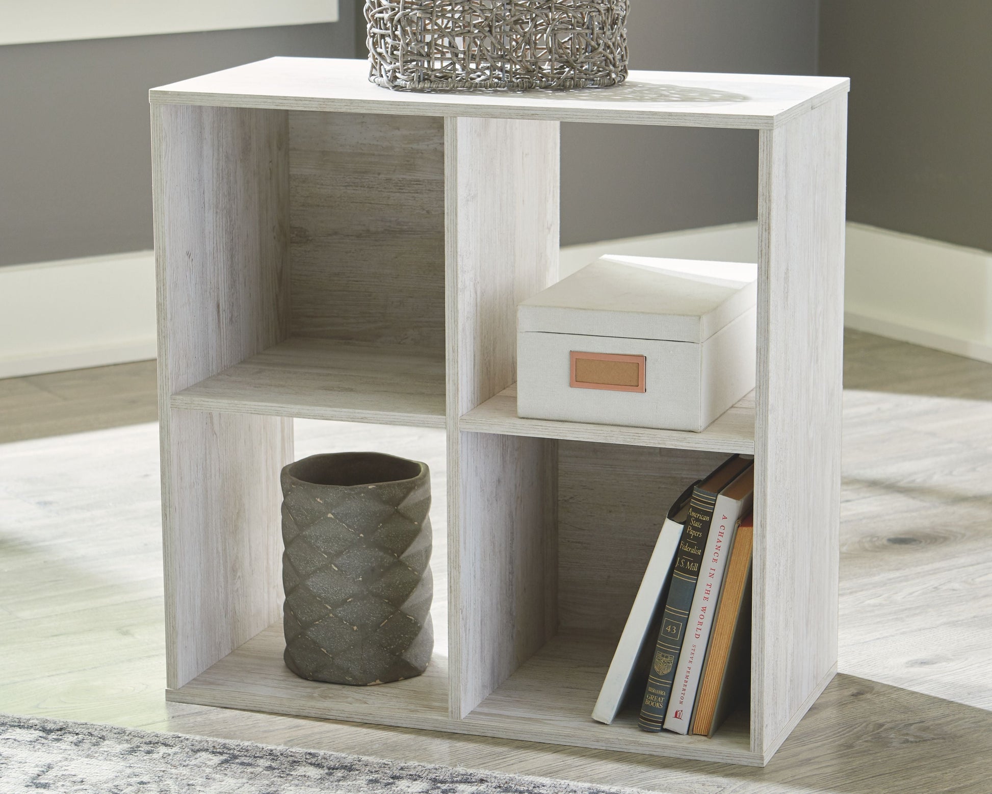 Signature Design by Ashley® Paxberry - Four Cube Organizer | Meri Furniture