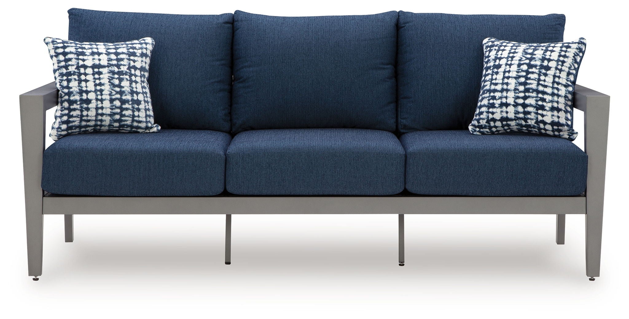 Gali - Sofa / Chairs / Table Set (Set of 4) - Gray / Blue