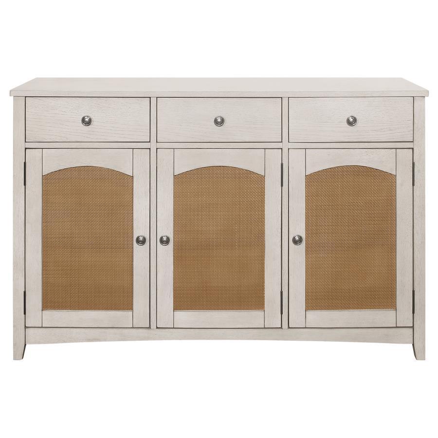 Kirby - 3-Drawer Sideboard Buffet Cabinet - Rustic Off White