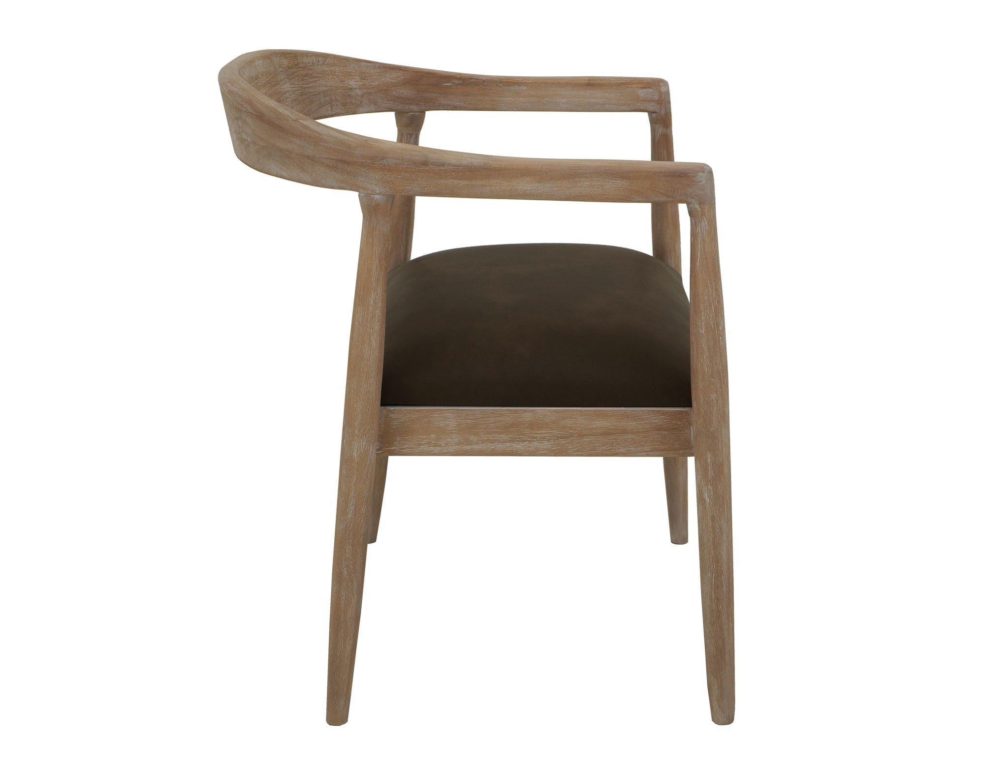 Teak - Chair - Ivory White