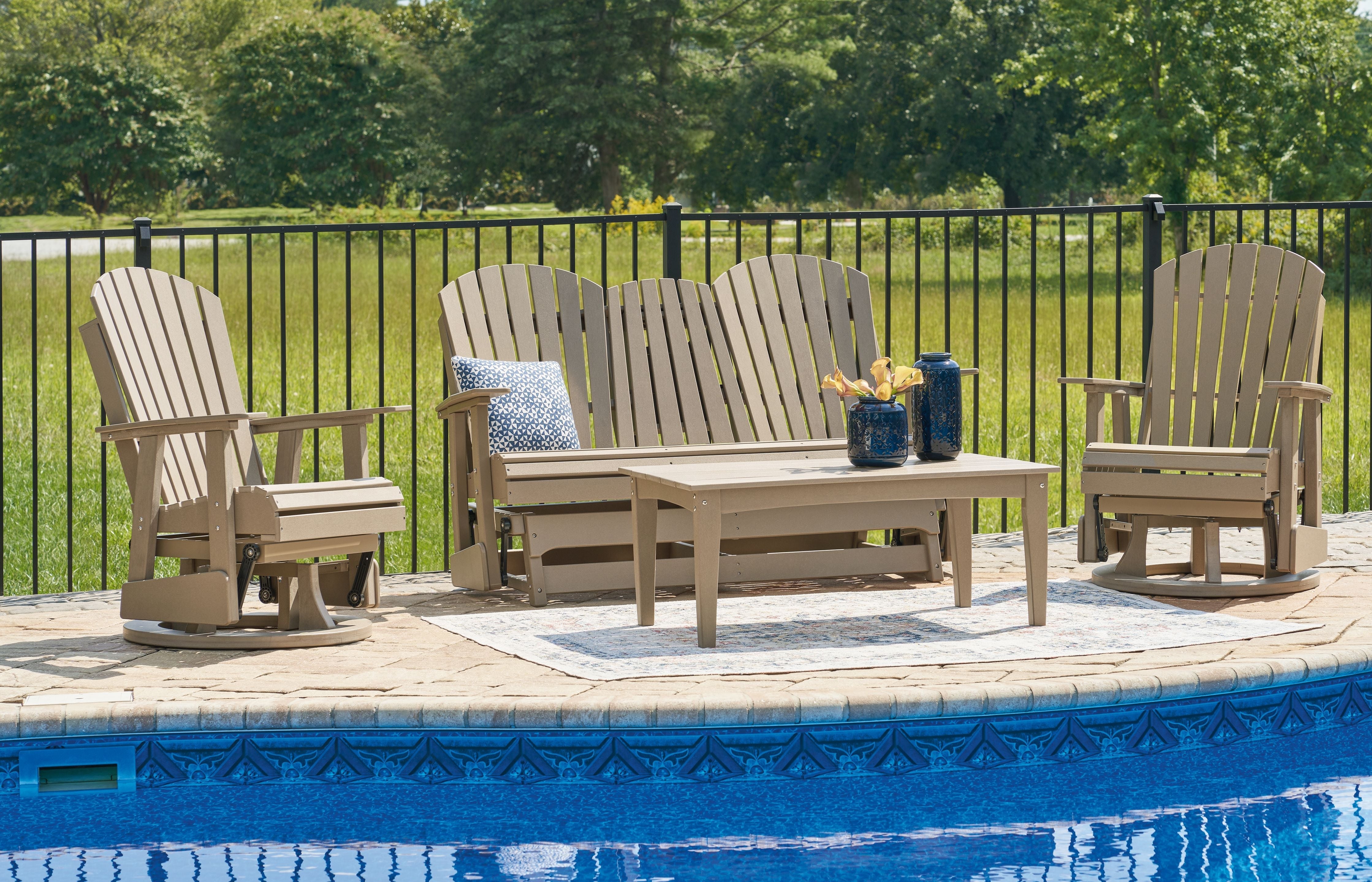 Signature Design by Ashley® Hyland Wave - Outdoor Set | Meri Furniture