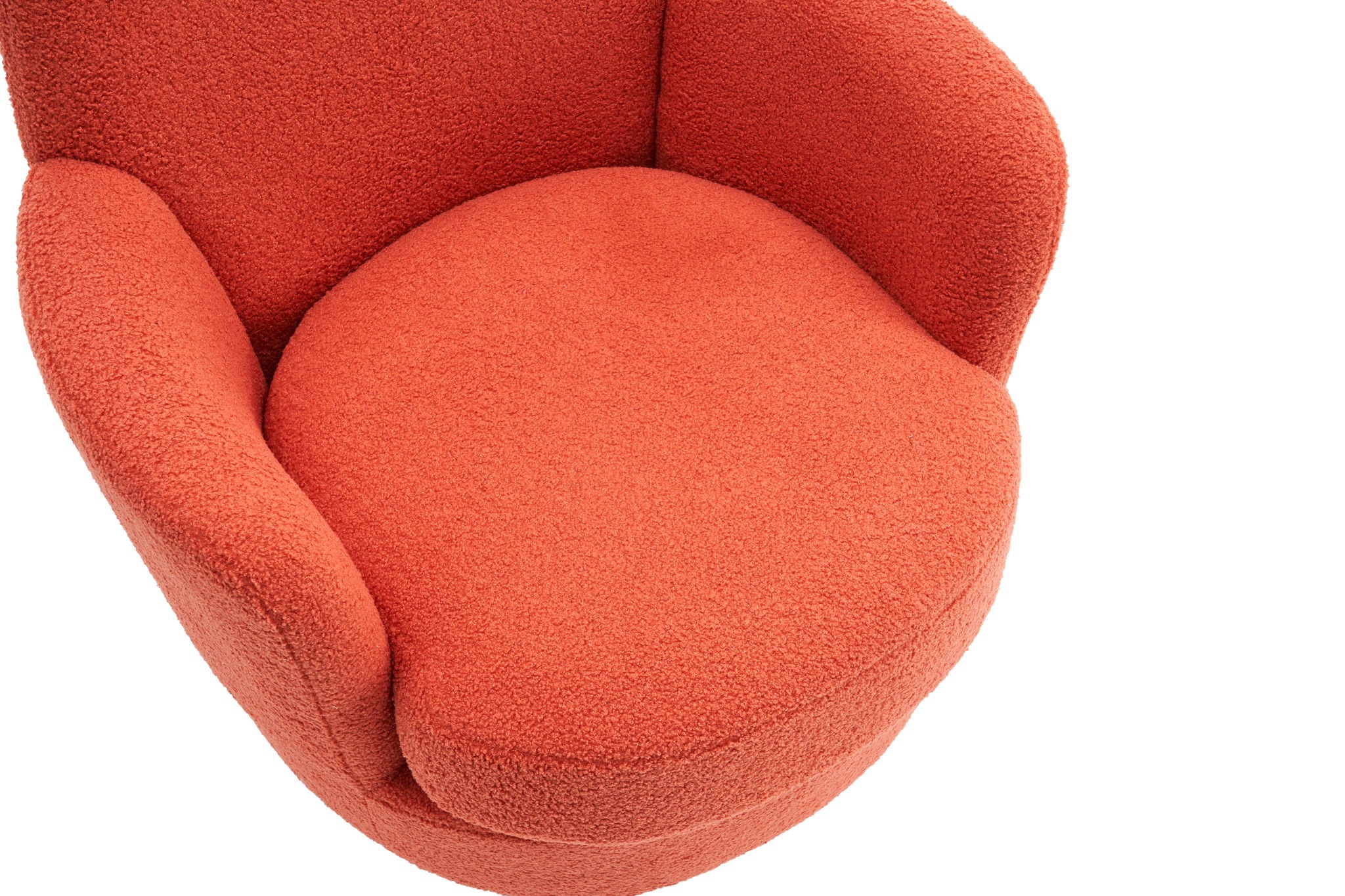 Teddy Swivel Barrel Chair, Swivel Accent Chairs Armchair For Living Room