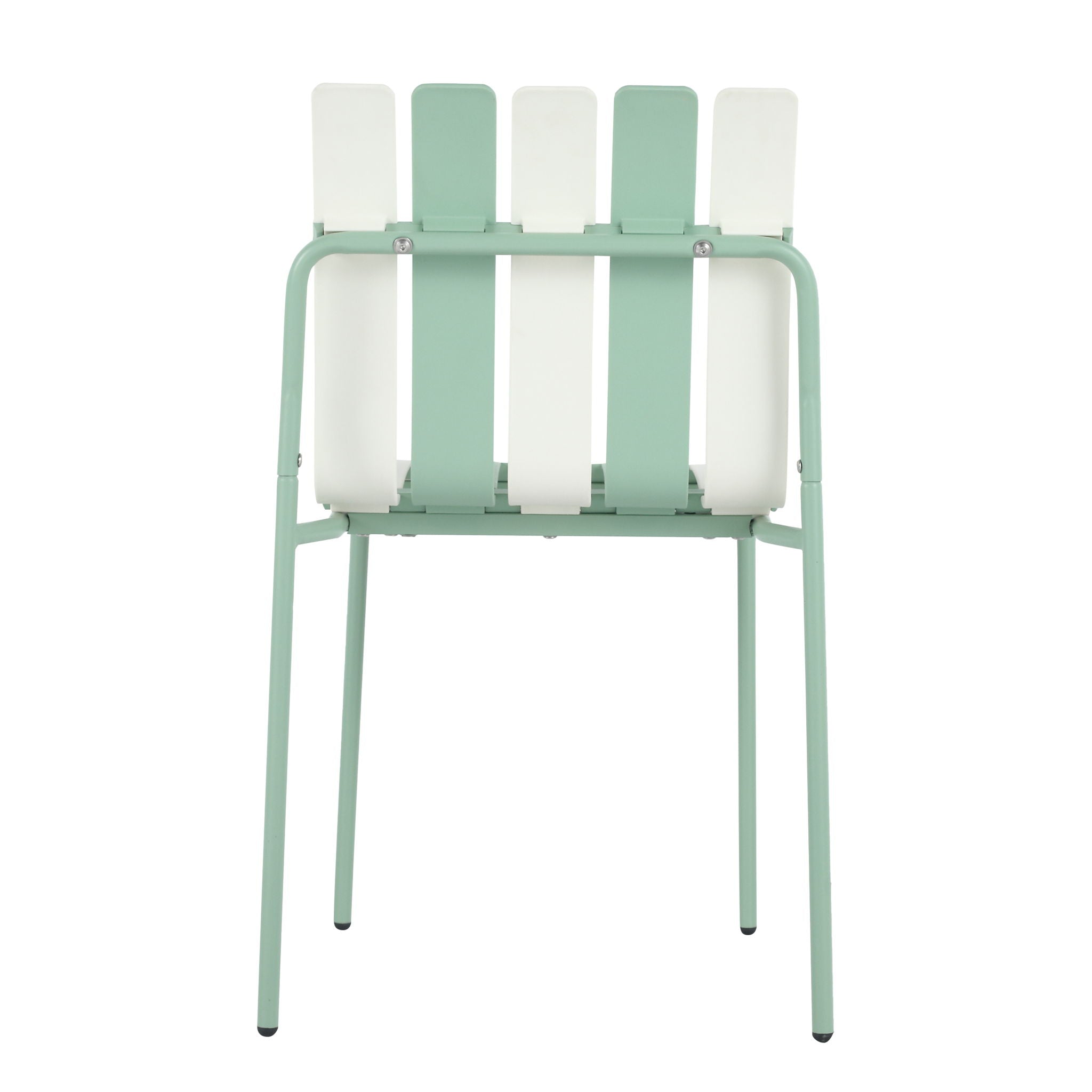 4 Piece Set Of Modern Color Block Designed Single Chairs