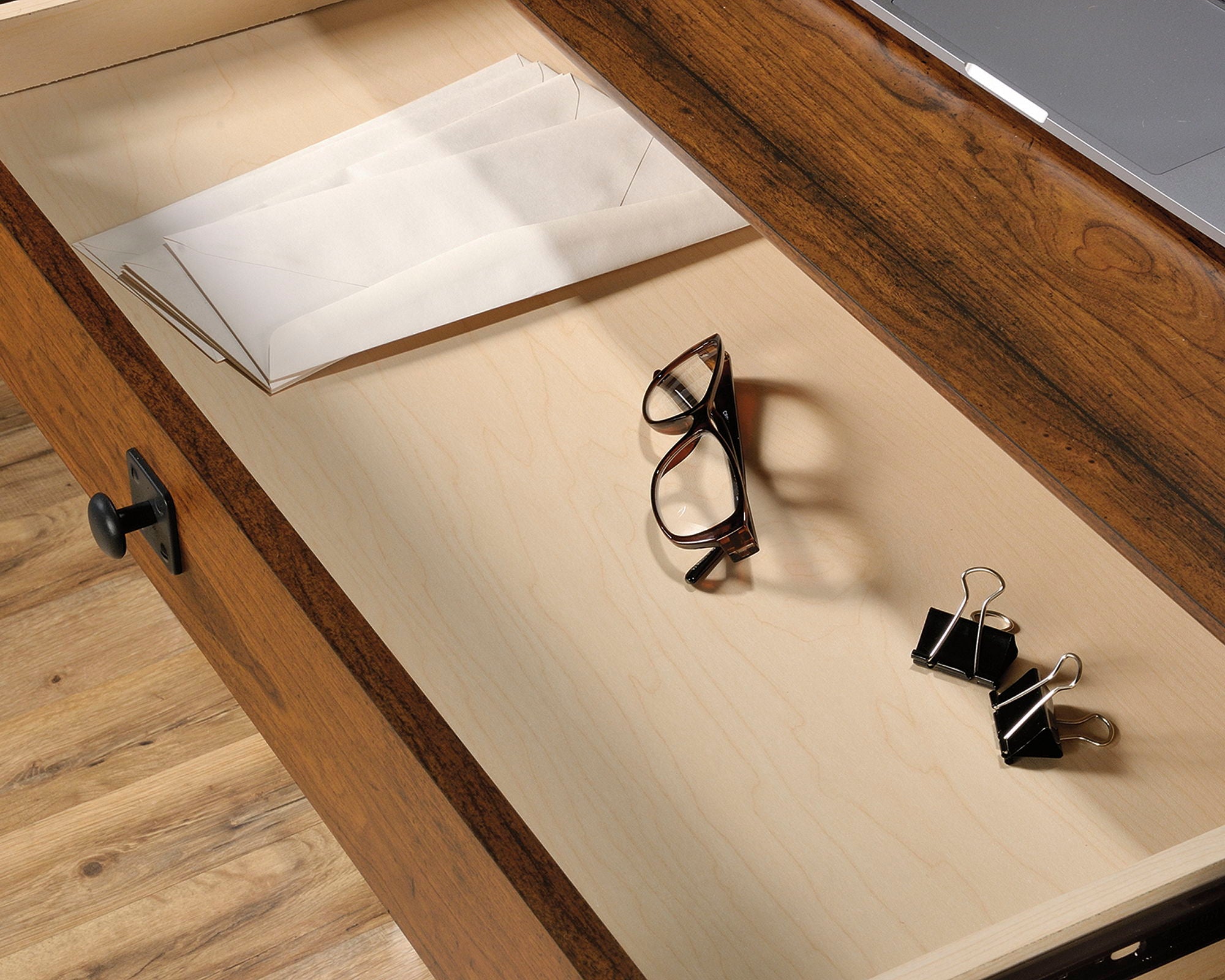 Carson Forge Computer Desk Washington Cherry