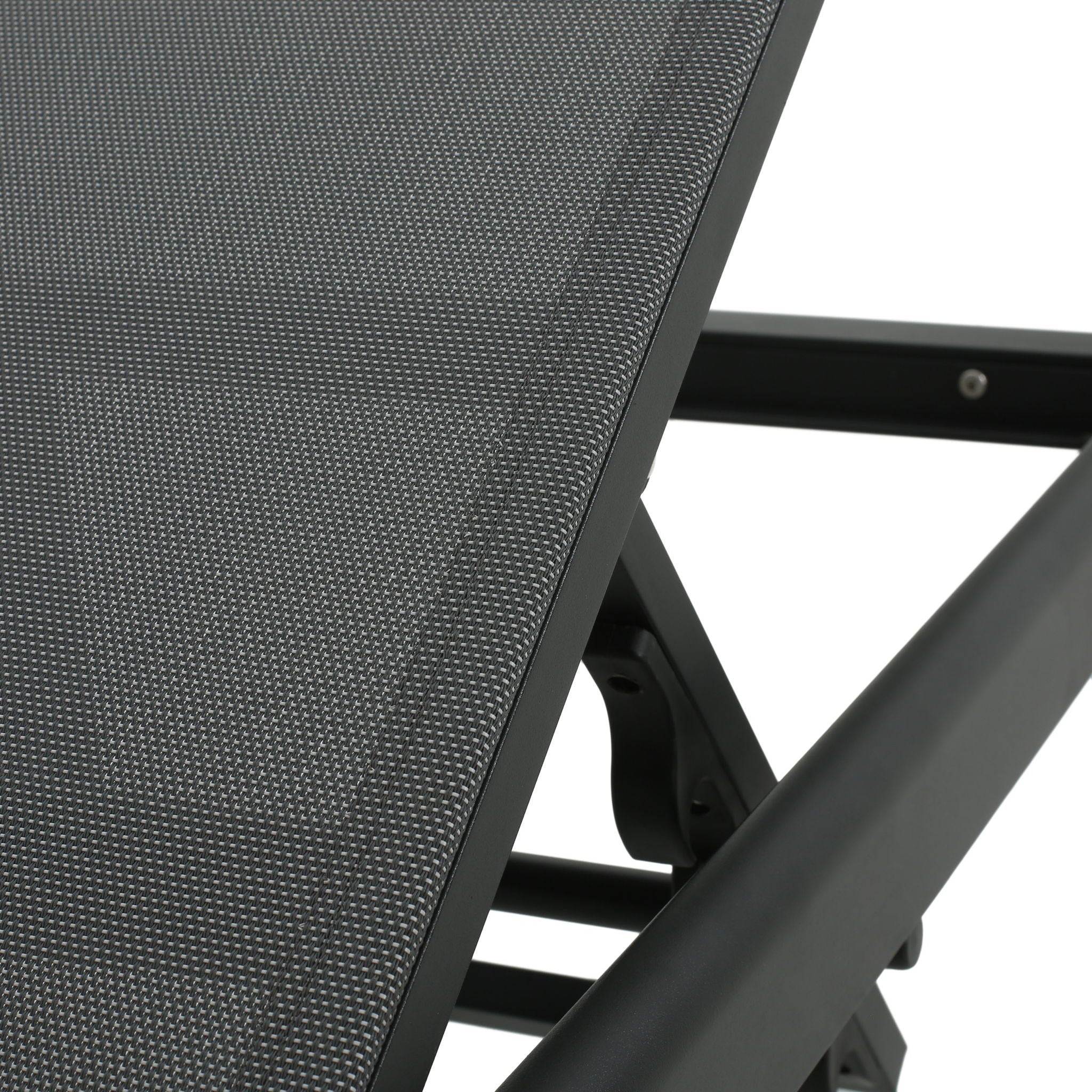 Outdoor Patio Chaise Lounge With 5 Reclining Positions