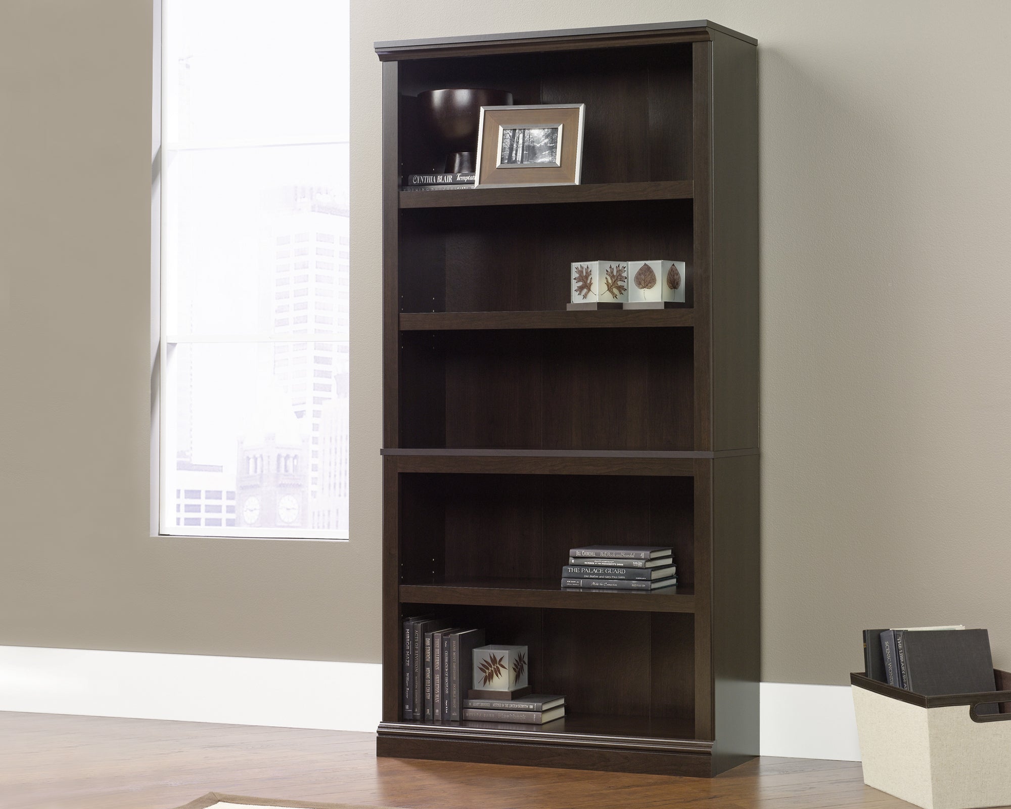 Sauder 5 Shelf Bookcase Cnc | Meri Furniture