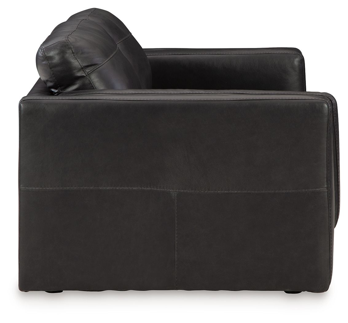 Signature Design by Ashley® Amiata - Onyx - Loveseat | Meri Furniture