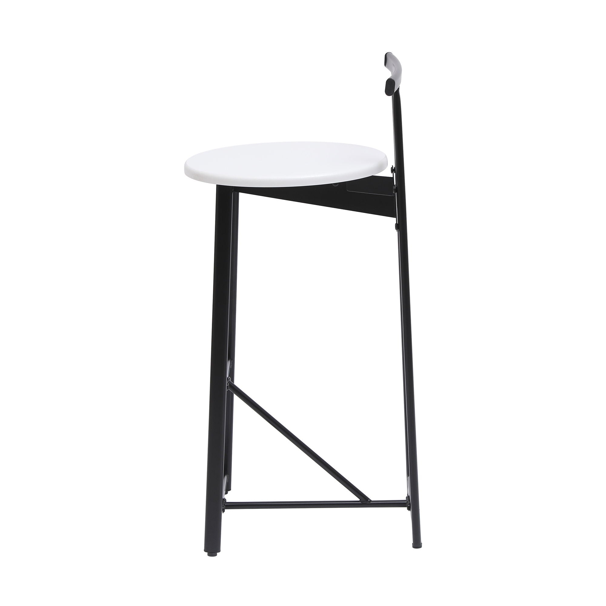Modern Bar Stools With Backrest For Kitchen (Set of 3)