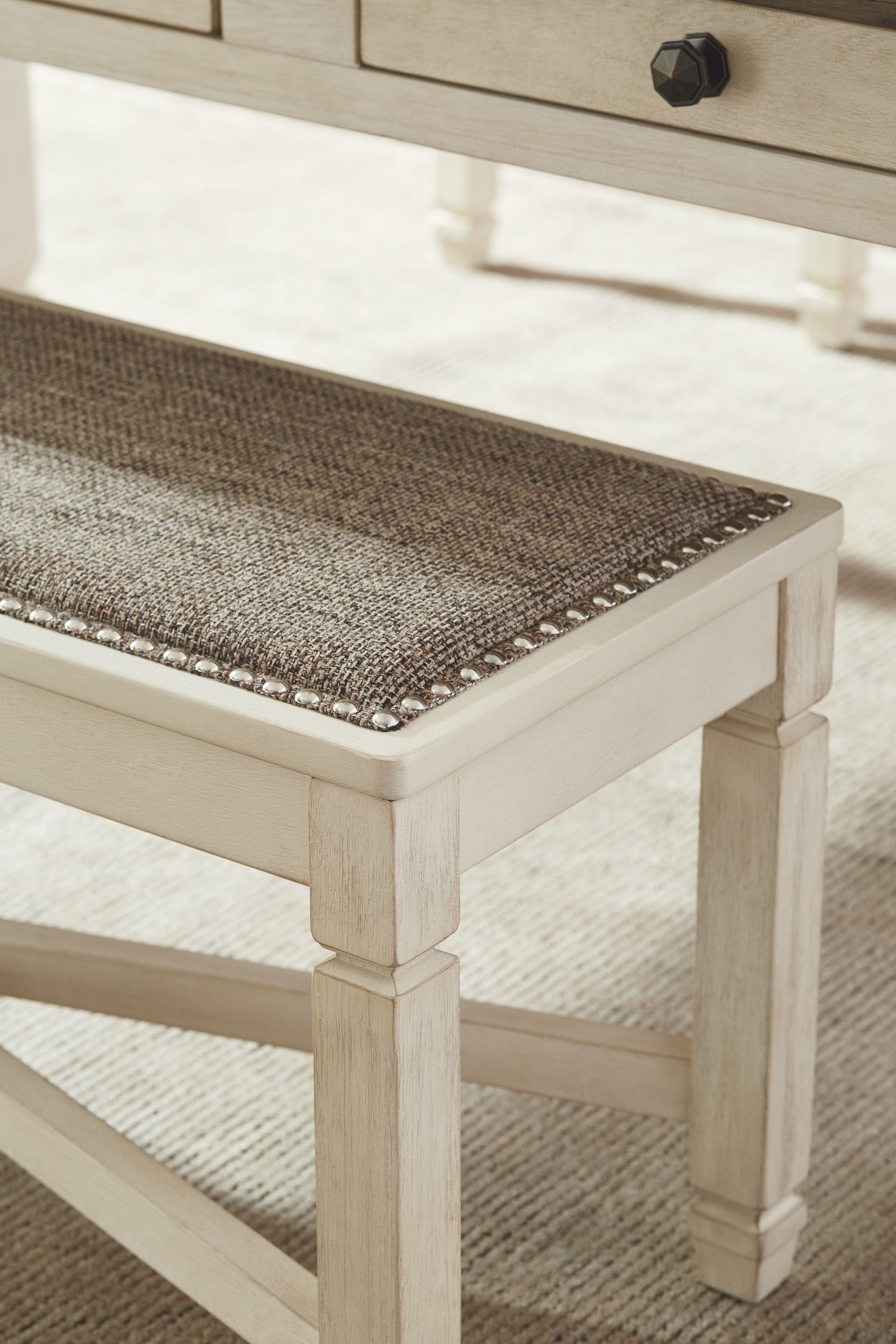 Signature Design by Ashley® Bolanburg - Beige - Large Uph Dining Room Bench | Meri Furniture