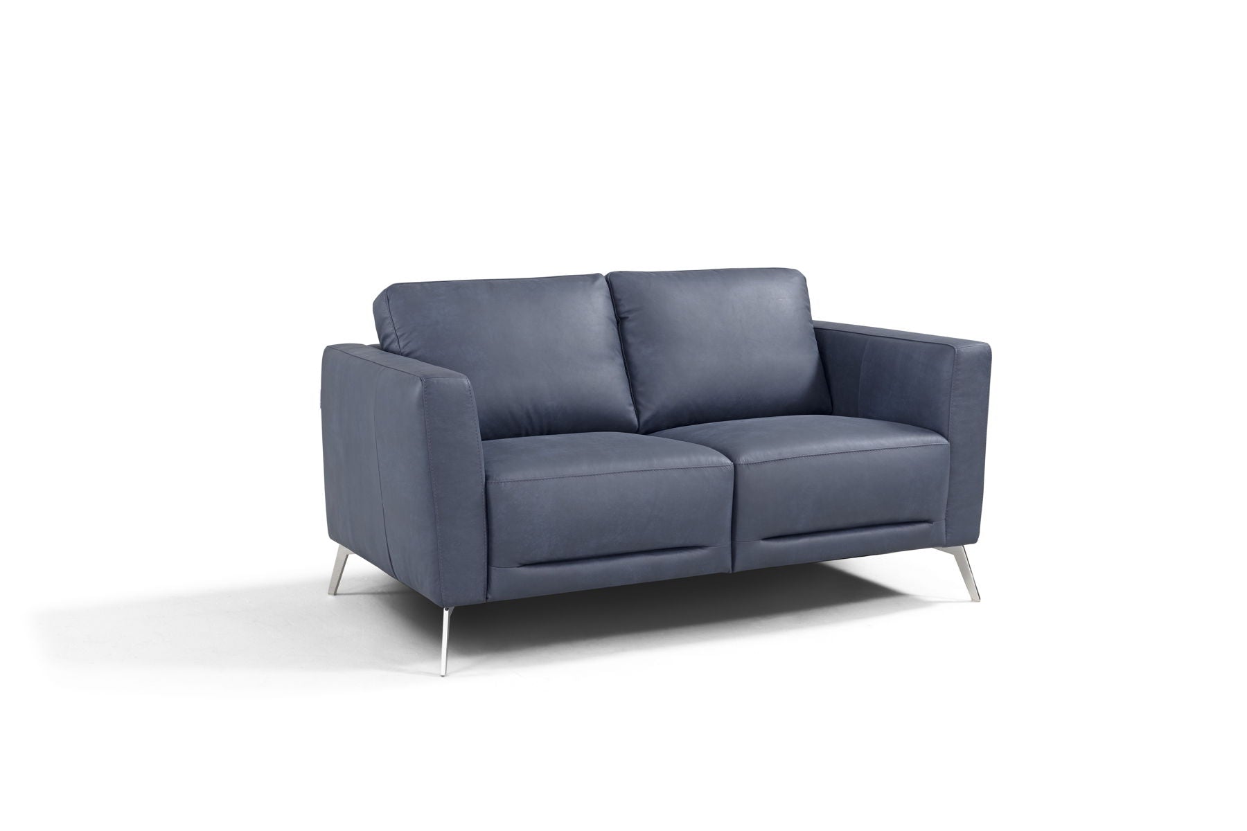 ACME Astonic - Loveseat - Blue Leather | Meri Furniture