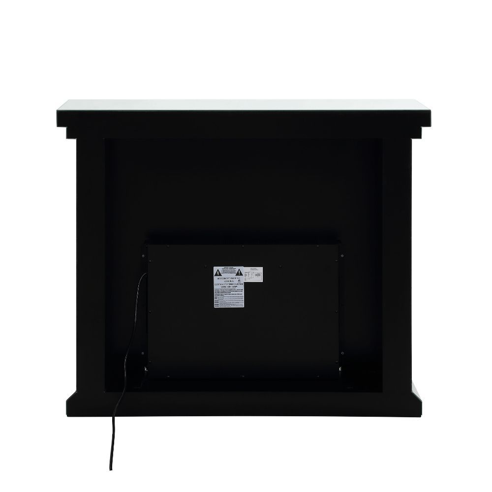 ACME Noralie - Fireplace - Mirrored & Faux Diamonds - 40" | Meri Furniture