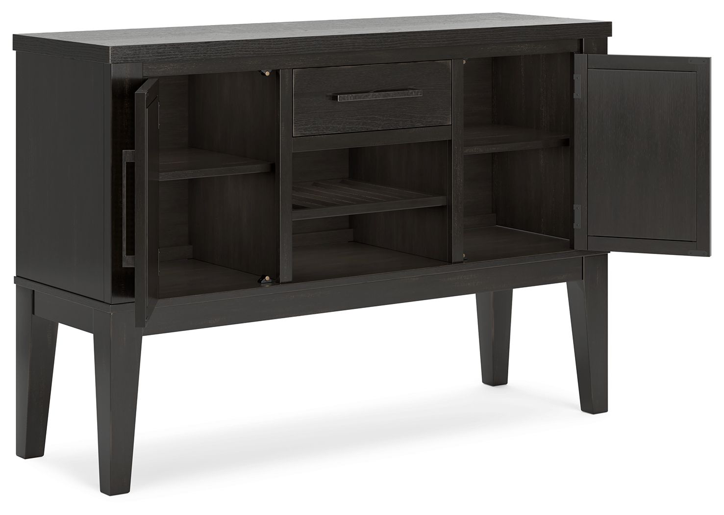 Signature Design by Ashley® Galliden - Black - Dining Room Server | Meri Furniture