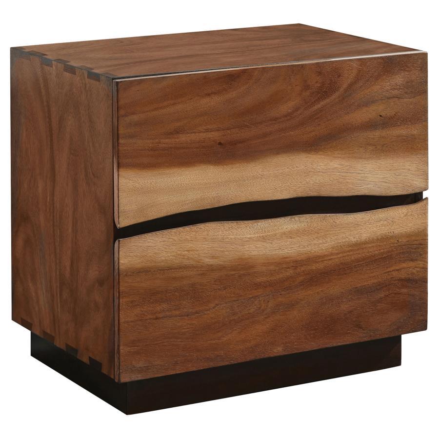 Coaster Fine Furniture Winslow - 2-Drawer Nightstand - Smokey Walnut | Meri Furniture