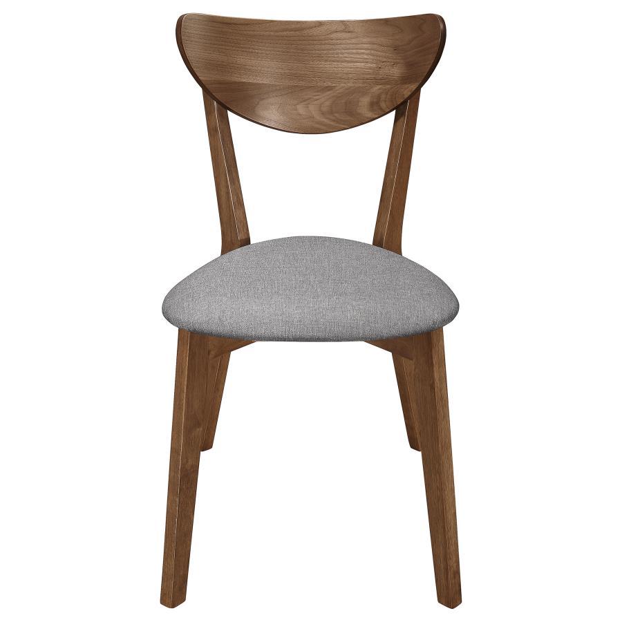 Coaster Fine Furniture Alfredo - Dining Side Chair (Set of 2) - Gray And Natural Walnut | Meri Furniture