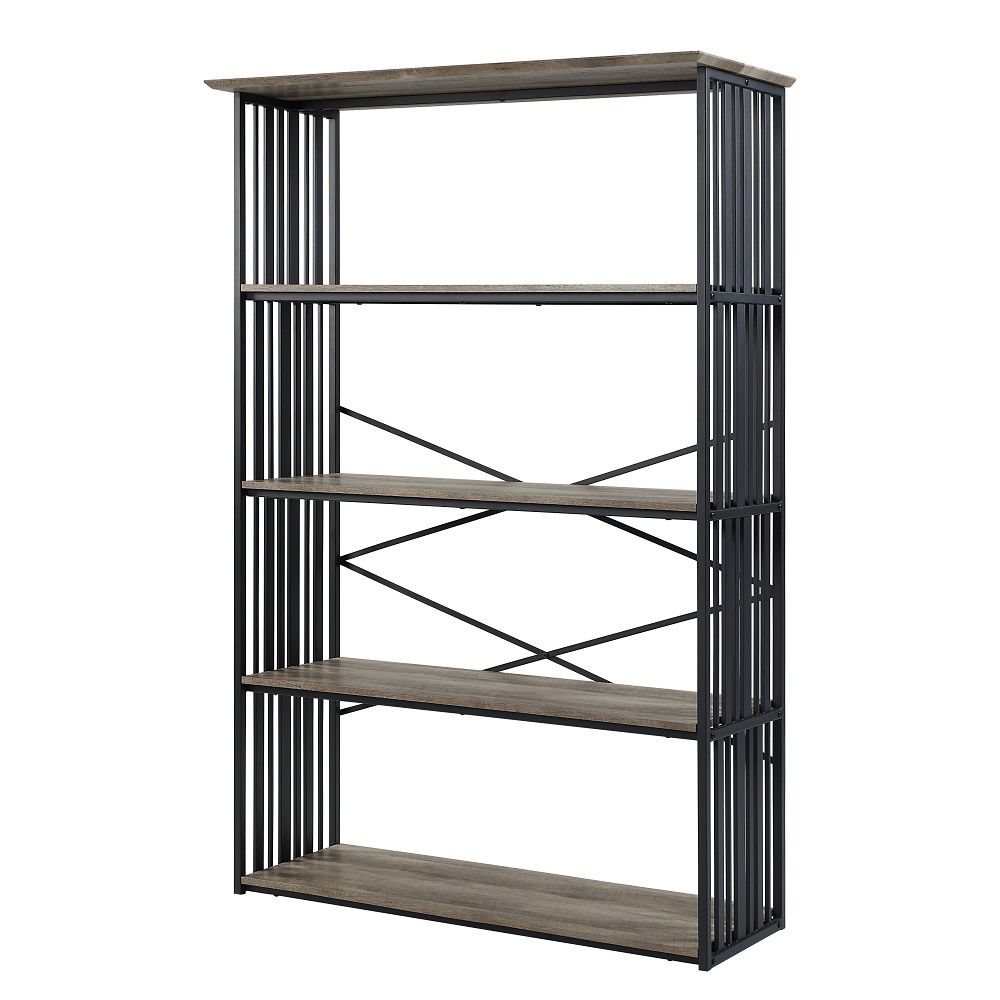 ACME Zudora - Bookshelf - Black | Meri Furniture