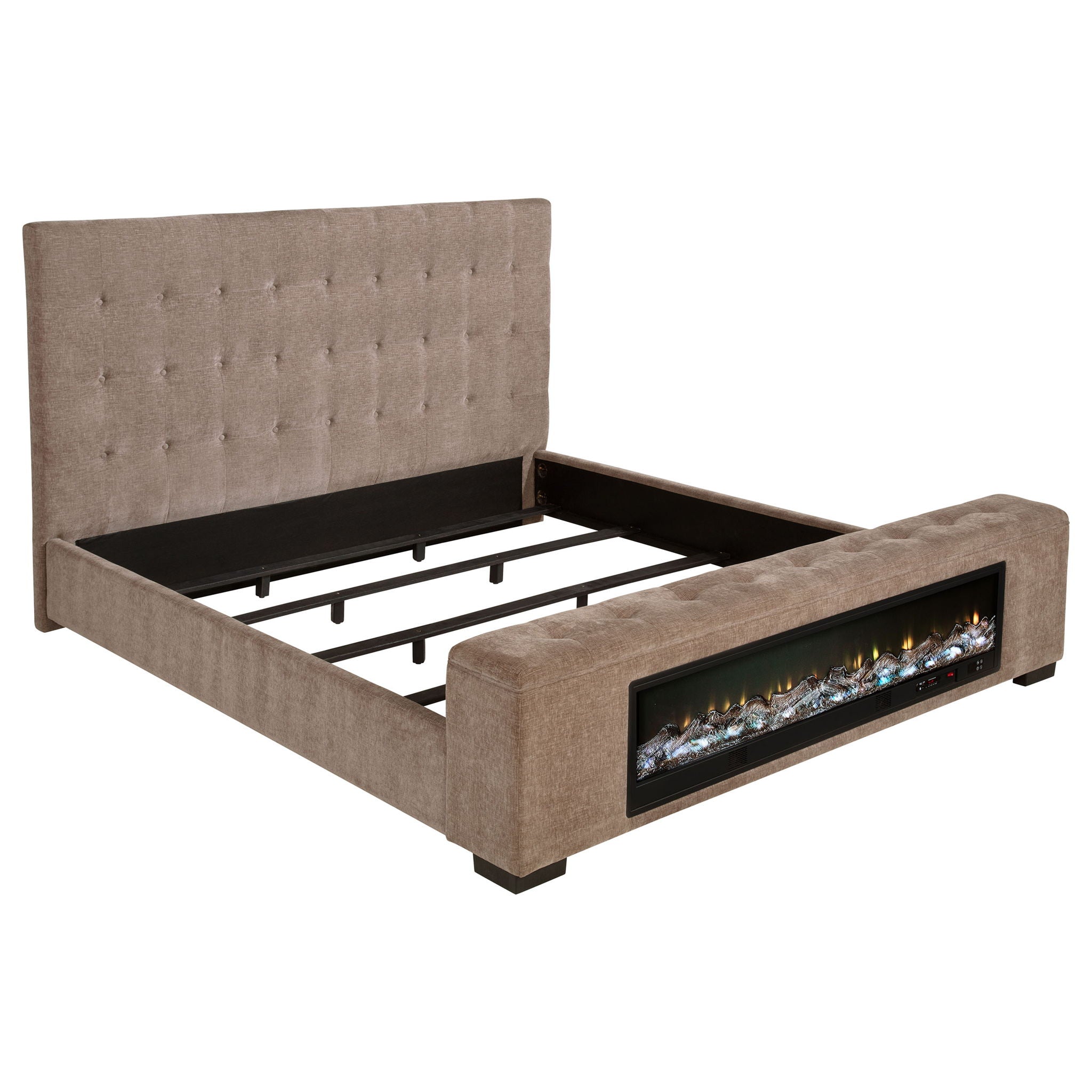 Crombie - Bed With Visual Flame Feature