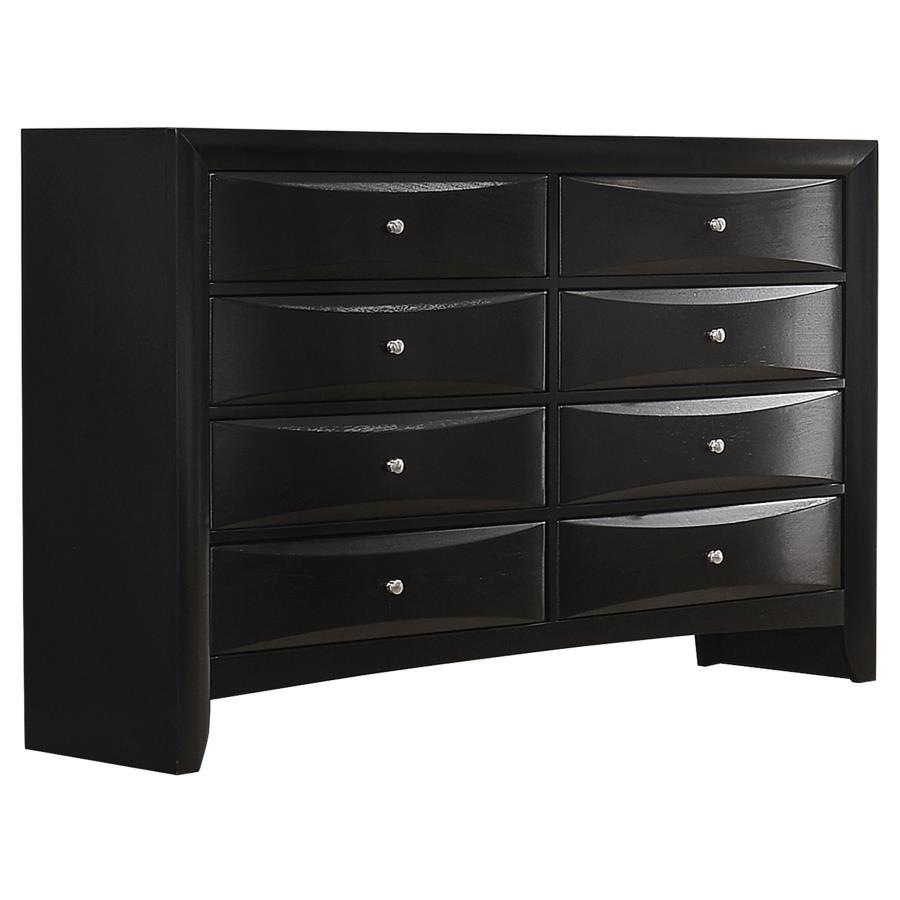 Coaster Fine Furniture Briana - 8-Drawer Dresser - Black | Meri Furniture