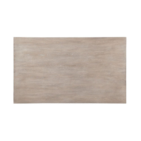 ACME Ornat - Dining Table - Gray Oak & Antique Gray | Meri Furniture