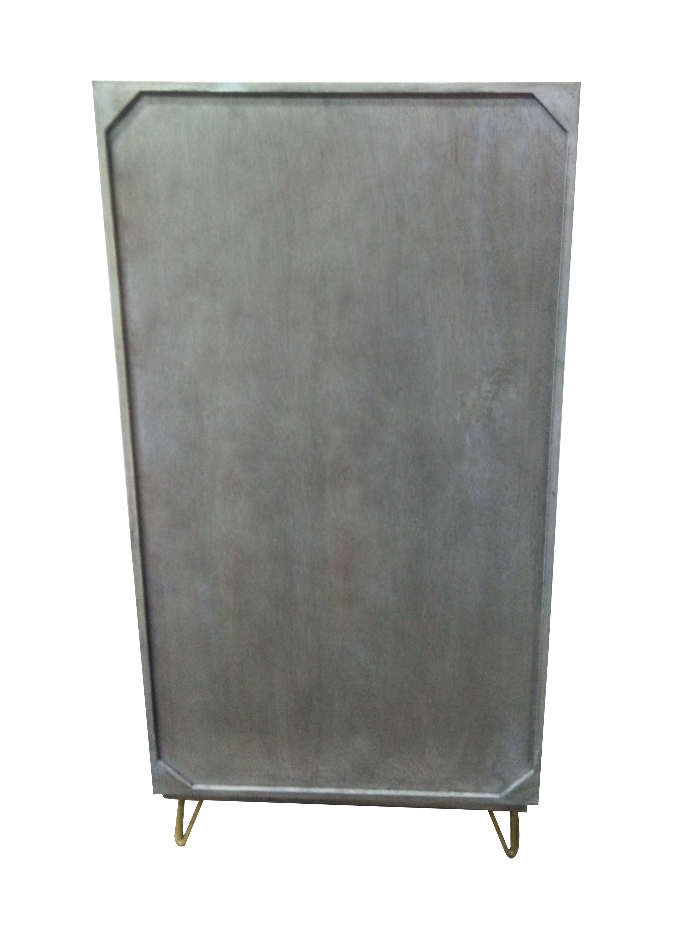 ACME Beretta - Wardrobe - Gray Stone & Ash Oak | Meri Furniture