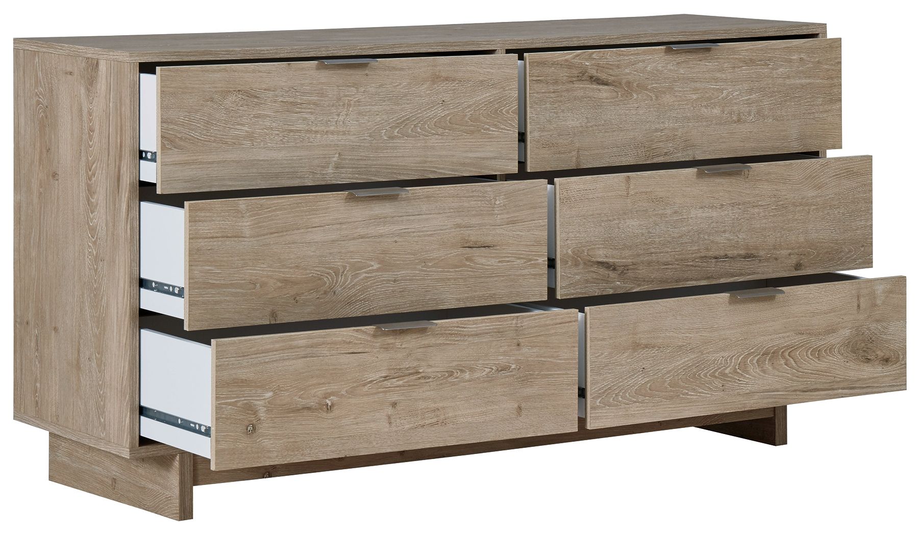 Signature Design by Ashley® Oliah - Beige - Six Drawer Dresser - 31'' Height | Meri Furniture
