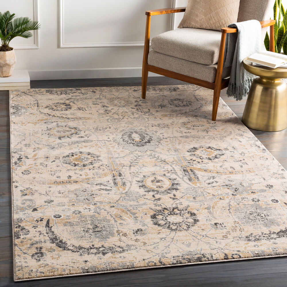 Indigo Machine Woven Rug