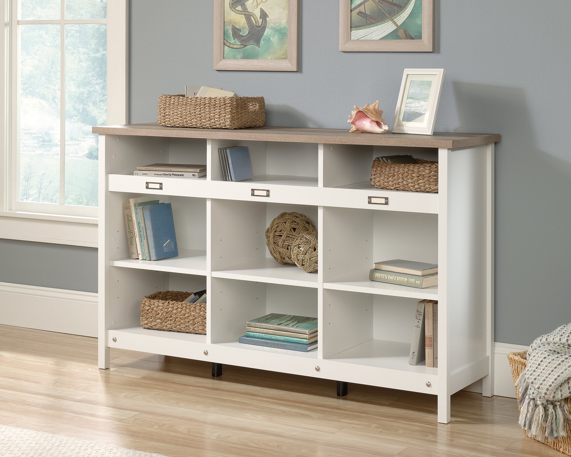Sauder Adept Storage Credenza Sw | Meri Furniture