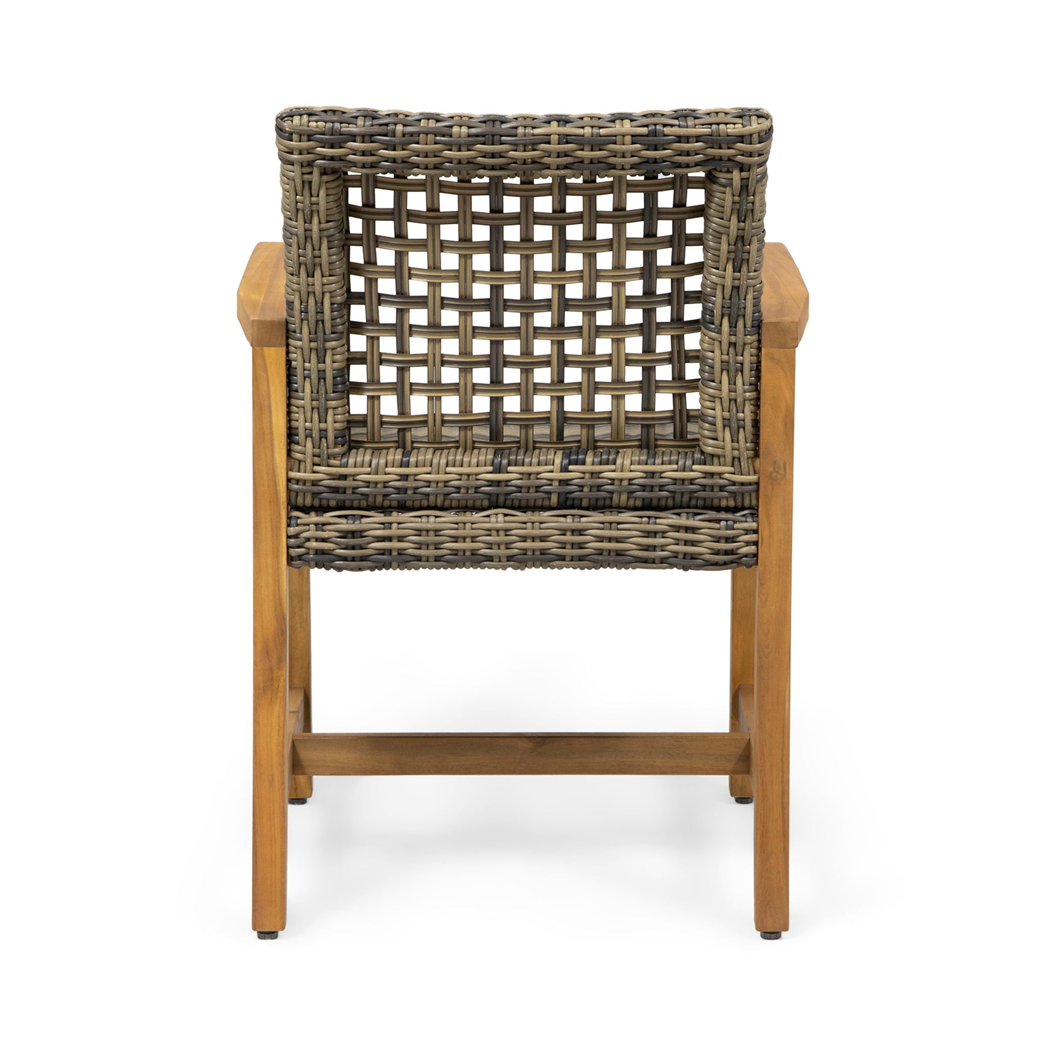 Outdoor Dining Chair Acacia Wood Frame (Set of 2)