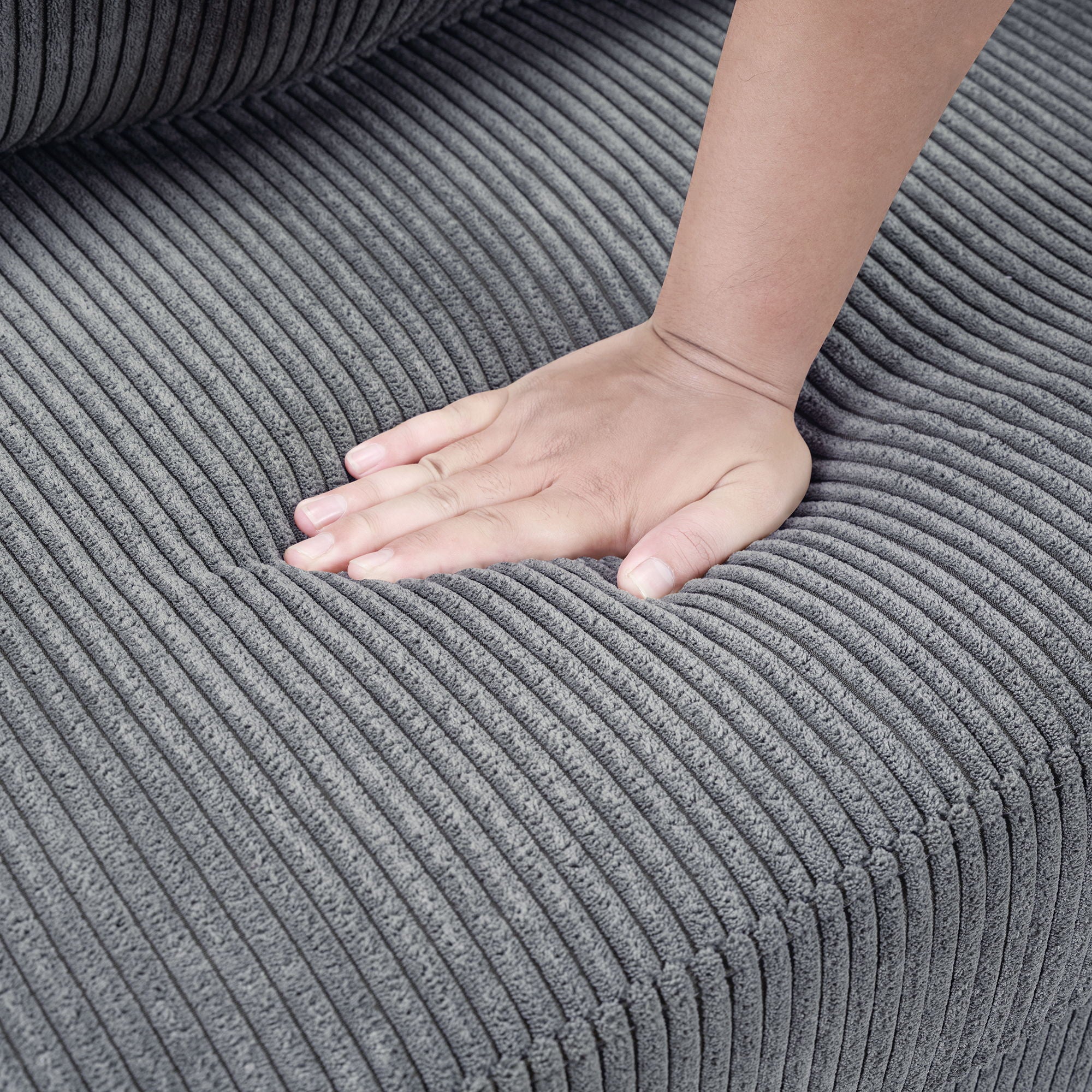 Sleeper Sofa With Foldable Mattress, USB Ports, Side Table & Storage Pocket