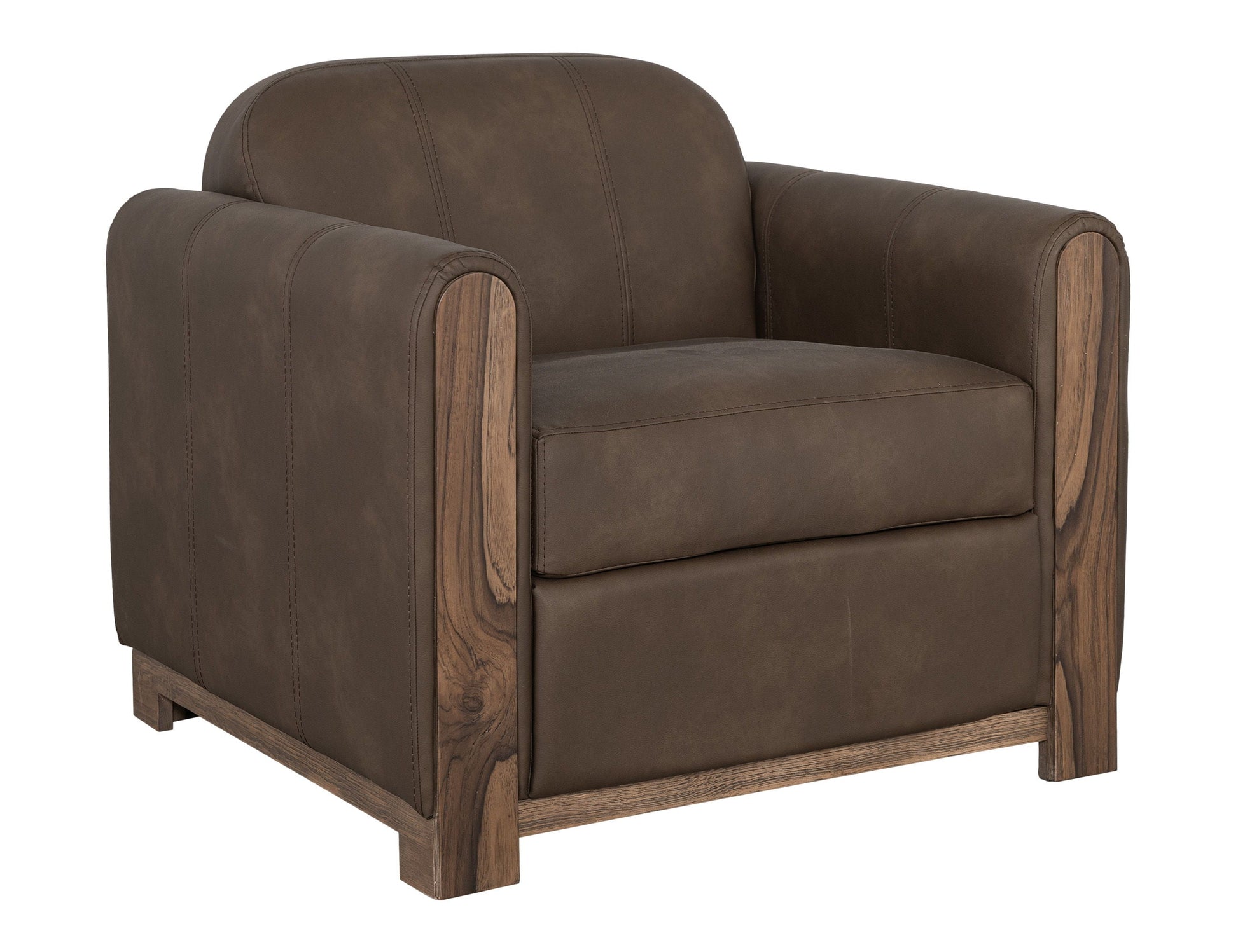 International Furniture Direct Balam - Armchair - Brown | Meri Furniture