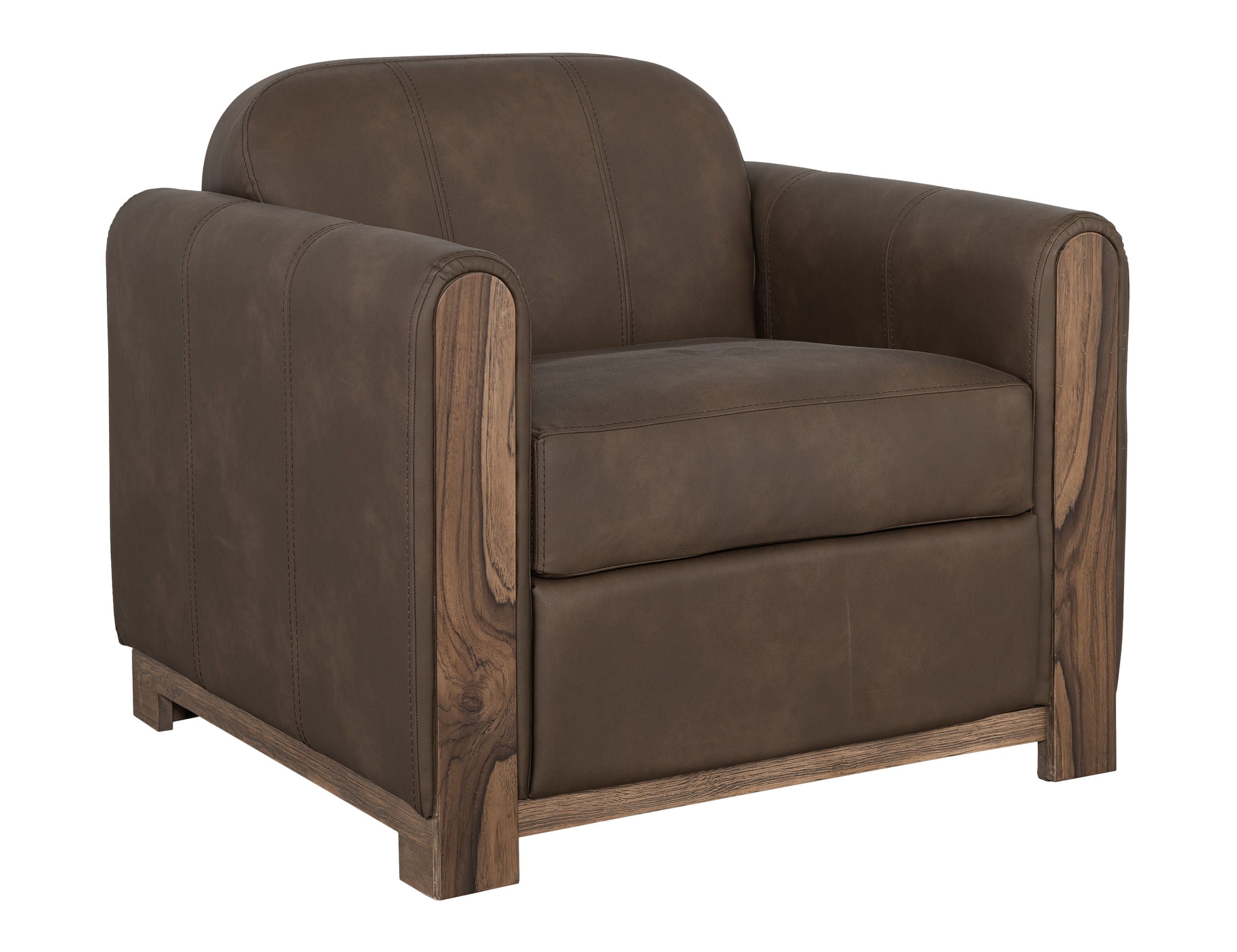 International Furniture Direct Balam - Armchair - Brown | Meri Furniture