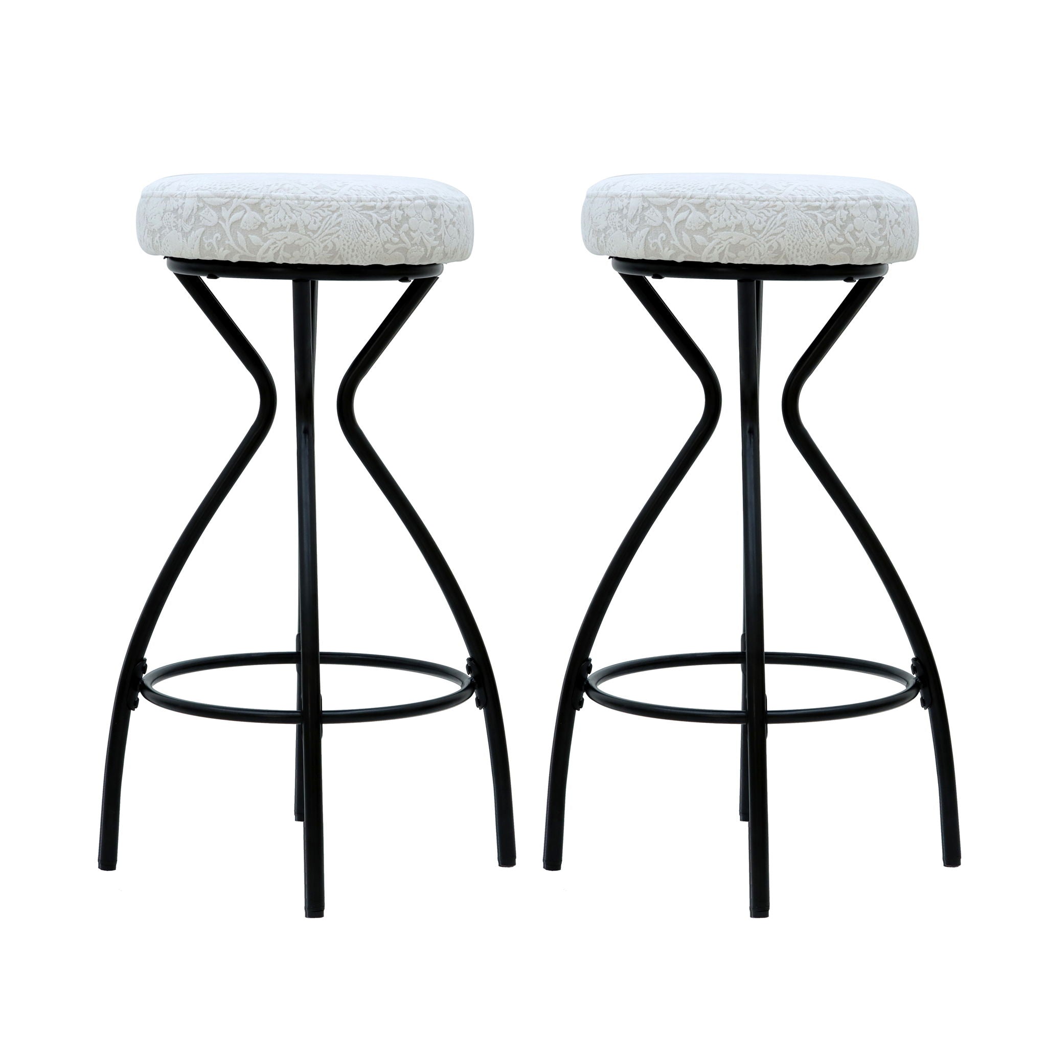 Modern Backless Bar Stools For Kitchen Island (Set of 2)