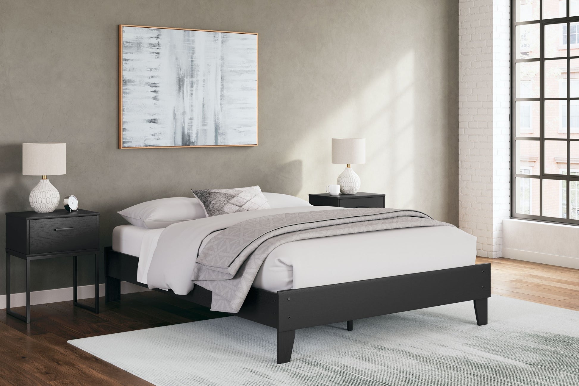 Ashley Furniture Socalle - Platform Bed | Meri Furniture