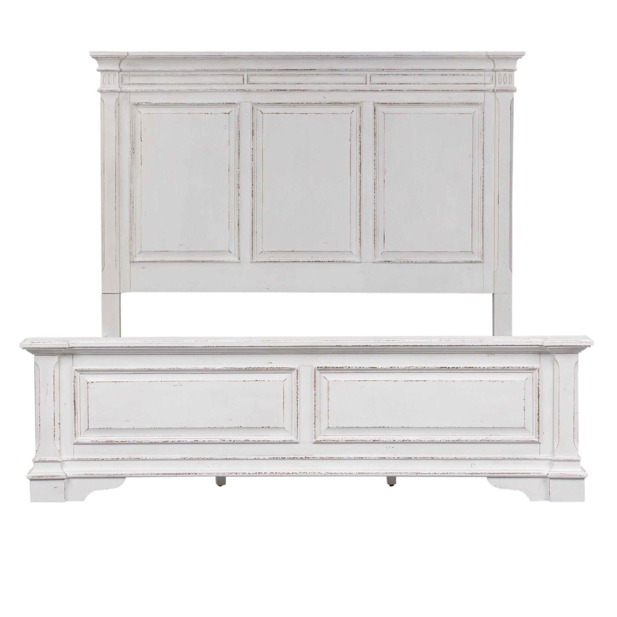 Liberty Furniture Abbey Park - Panel Bed, Dresser & Mirror | Meri Furniture